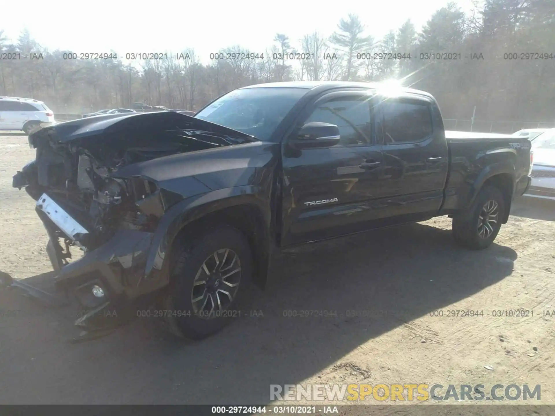 2 Photograph of a damaged car 3TMDZ5BN5LM084993 TOYOTA TACOMA 4WD 2020