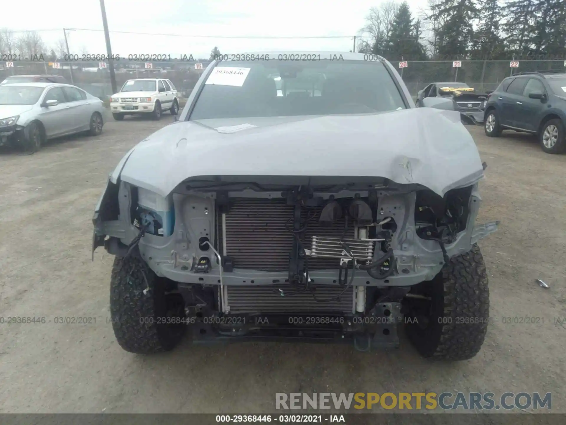 6 Photograph of a damaged car 3TMDZ5BN5LM086260 TOYOTA TACOMA 4WD 2020