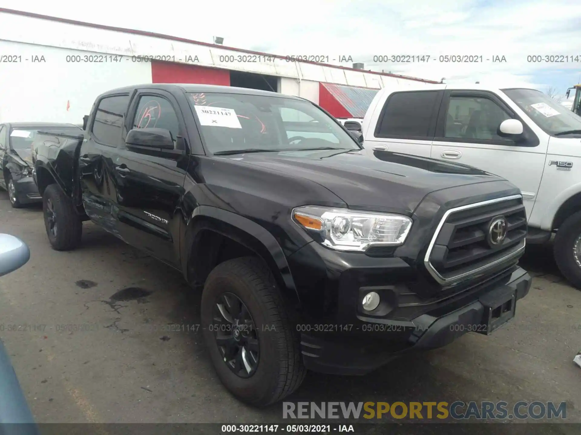 1 Photograph of a damaged car 3TMDZ5BN5LM090437 TOYOTA TACOMA 4WD 2020