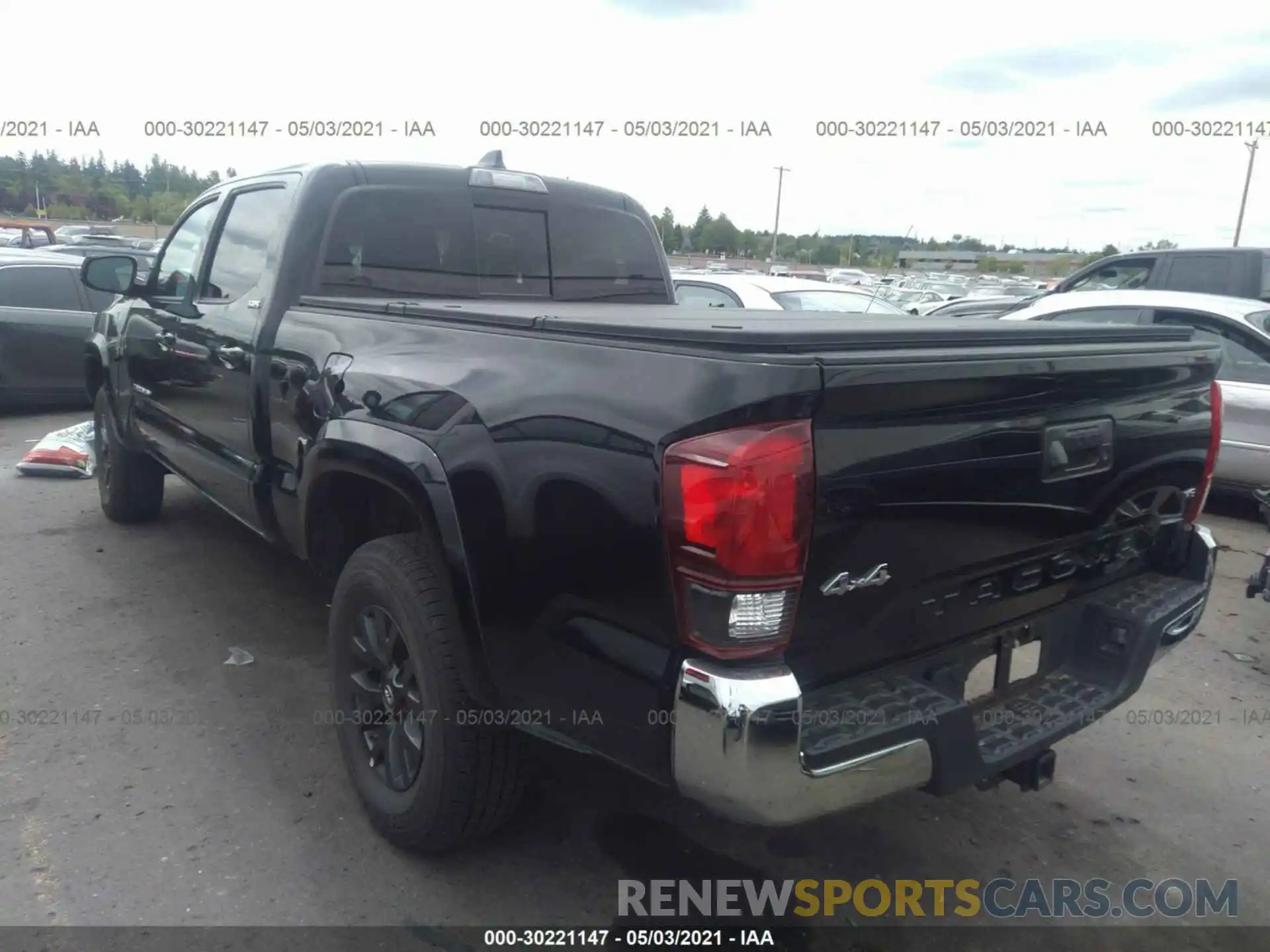 3 Photograph of a damaged car 3TMDZ5BN5LM090437 TOYOTA TACOMA 4WD 2020