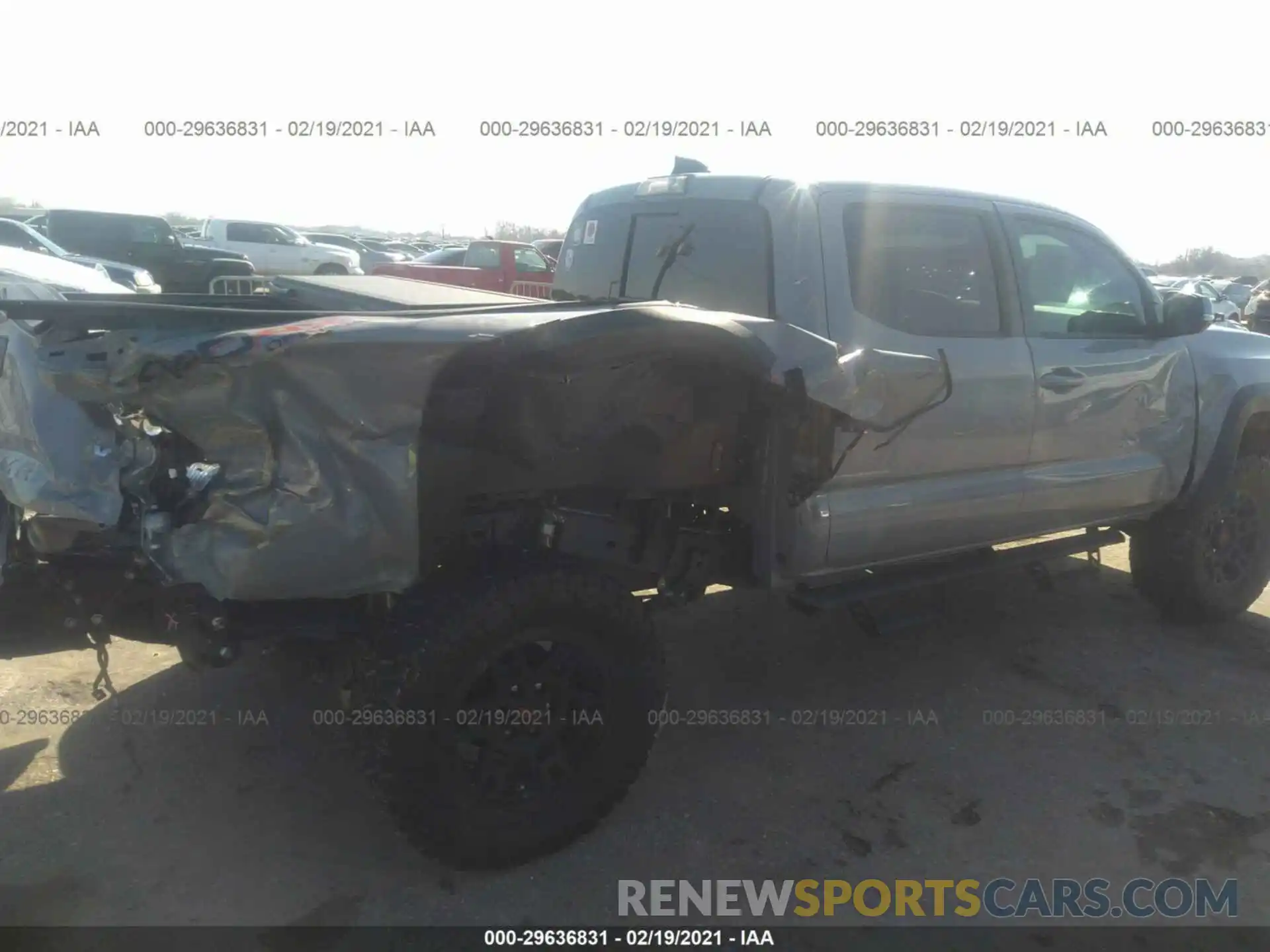 6 Photograph of a damaged car 3TMDZ5BN5LM091250 TOYOTA TACOMA 4WD 2020