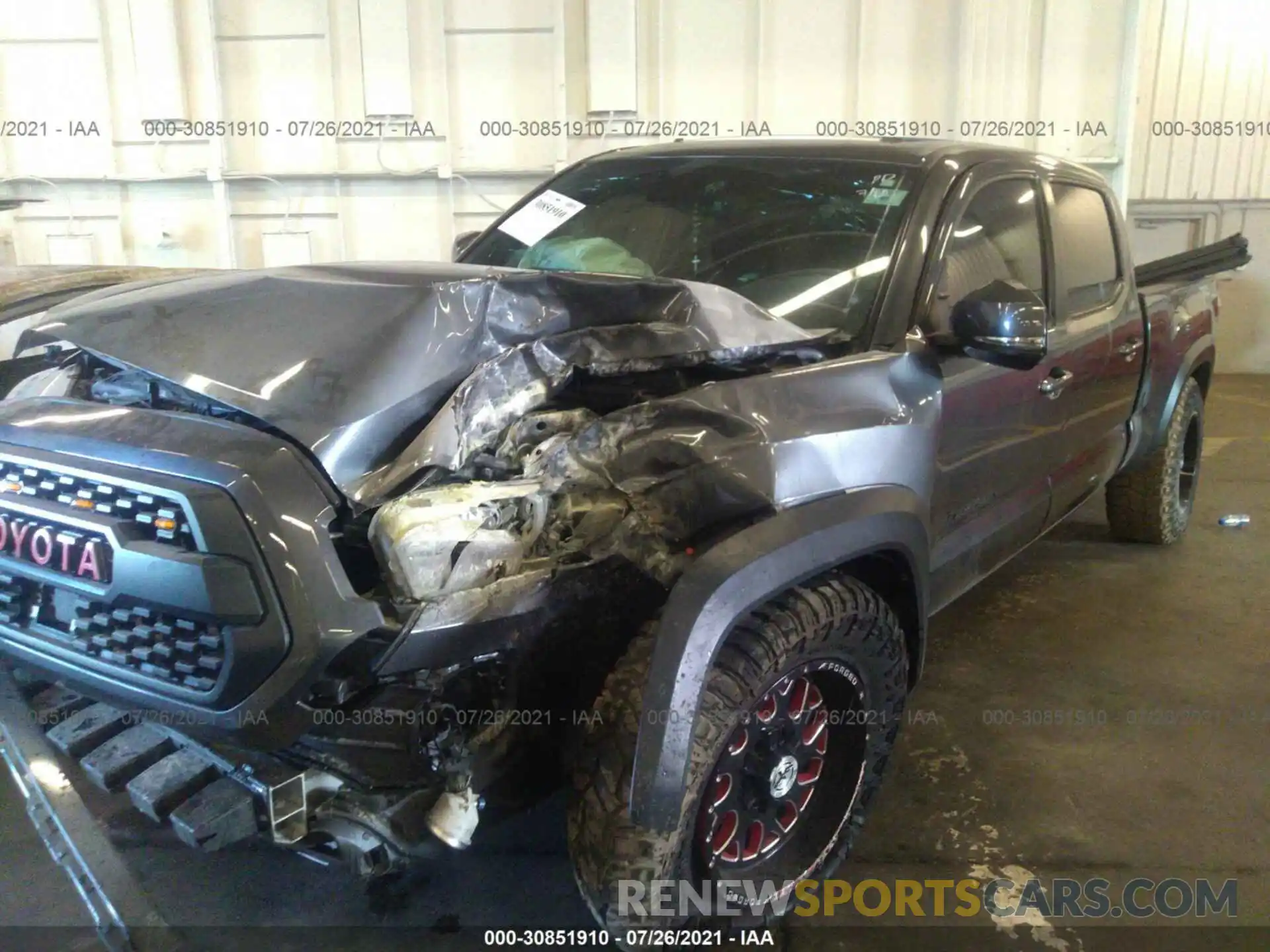 2 Photograph of a damaged car 3TMDZ5BN5LM092933 TOYOTA TACOMA 4WD 2020