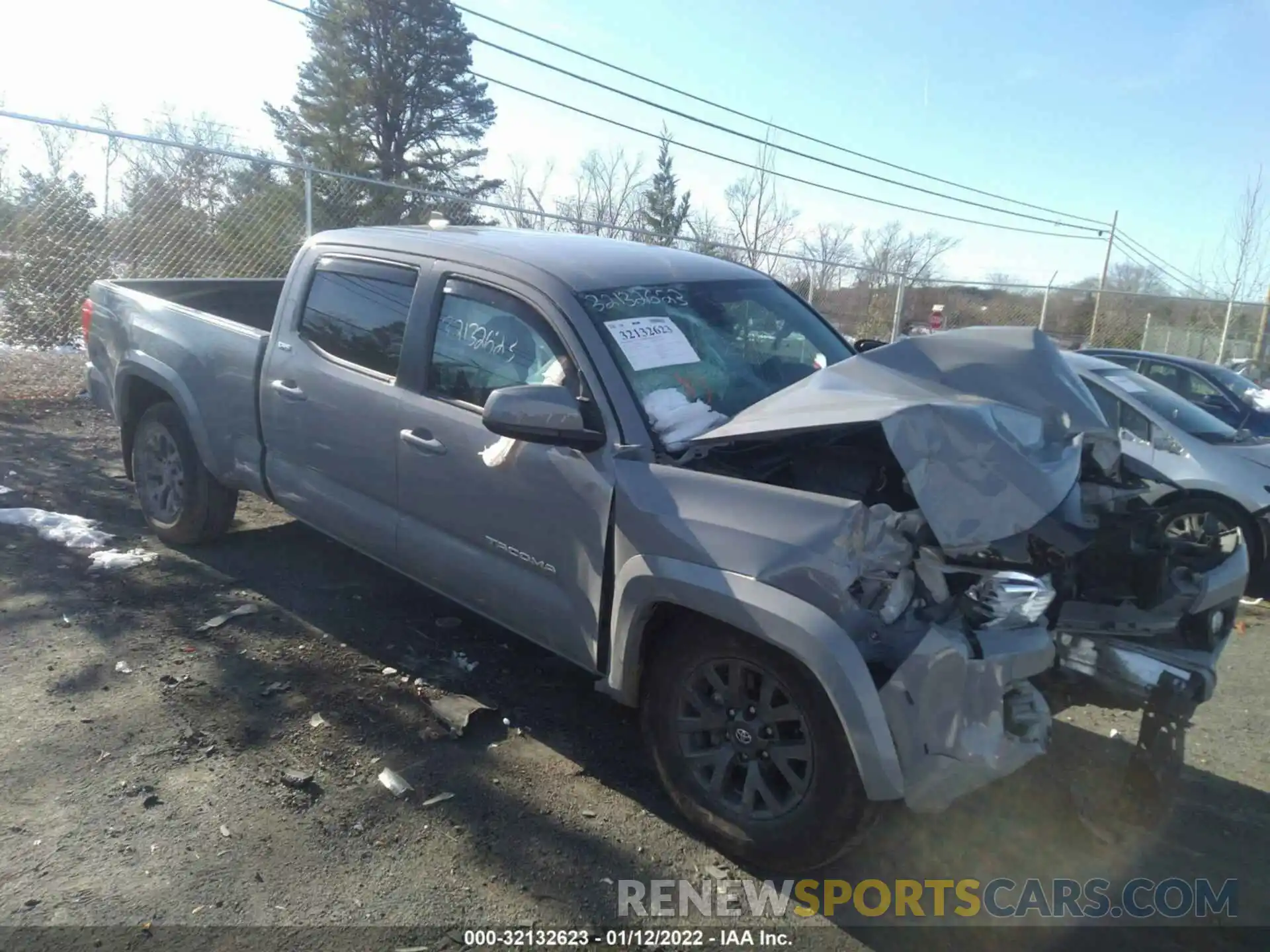 1 Photograph of a damaged car 3TMDZ5BN5LM093547 TOYOTA TACOMA 4WD 2020