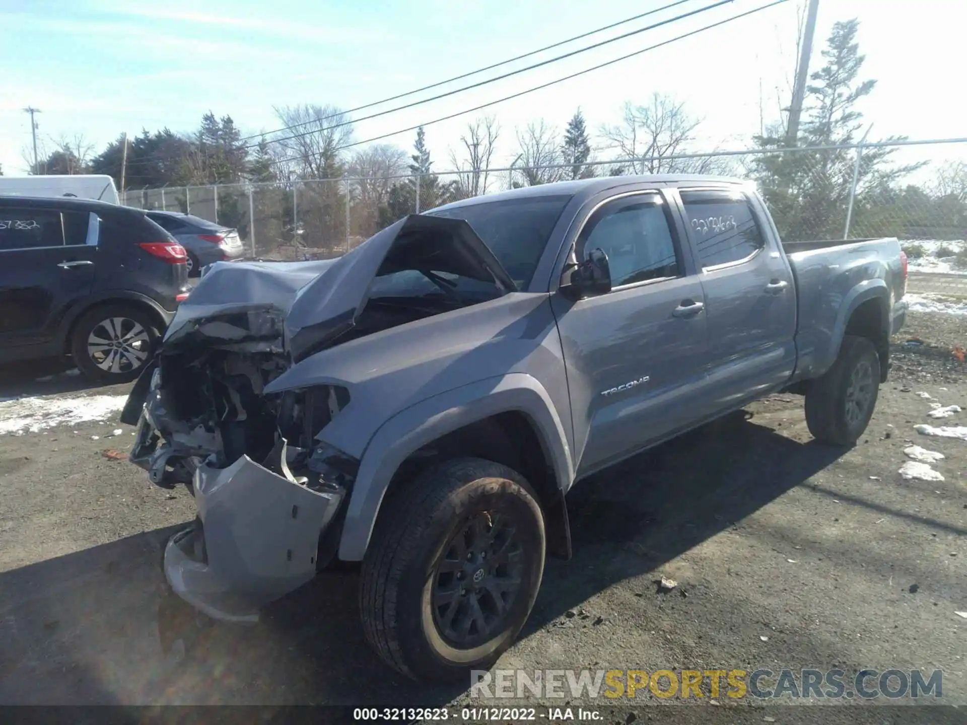 2 Photograph of a damaged car 3TMDZ5BN5LM093547 TOYOTA TACOMA 4WD 2020