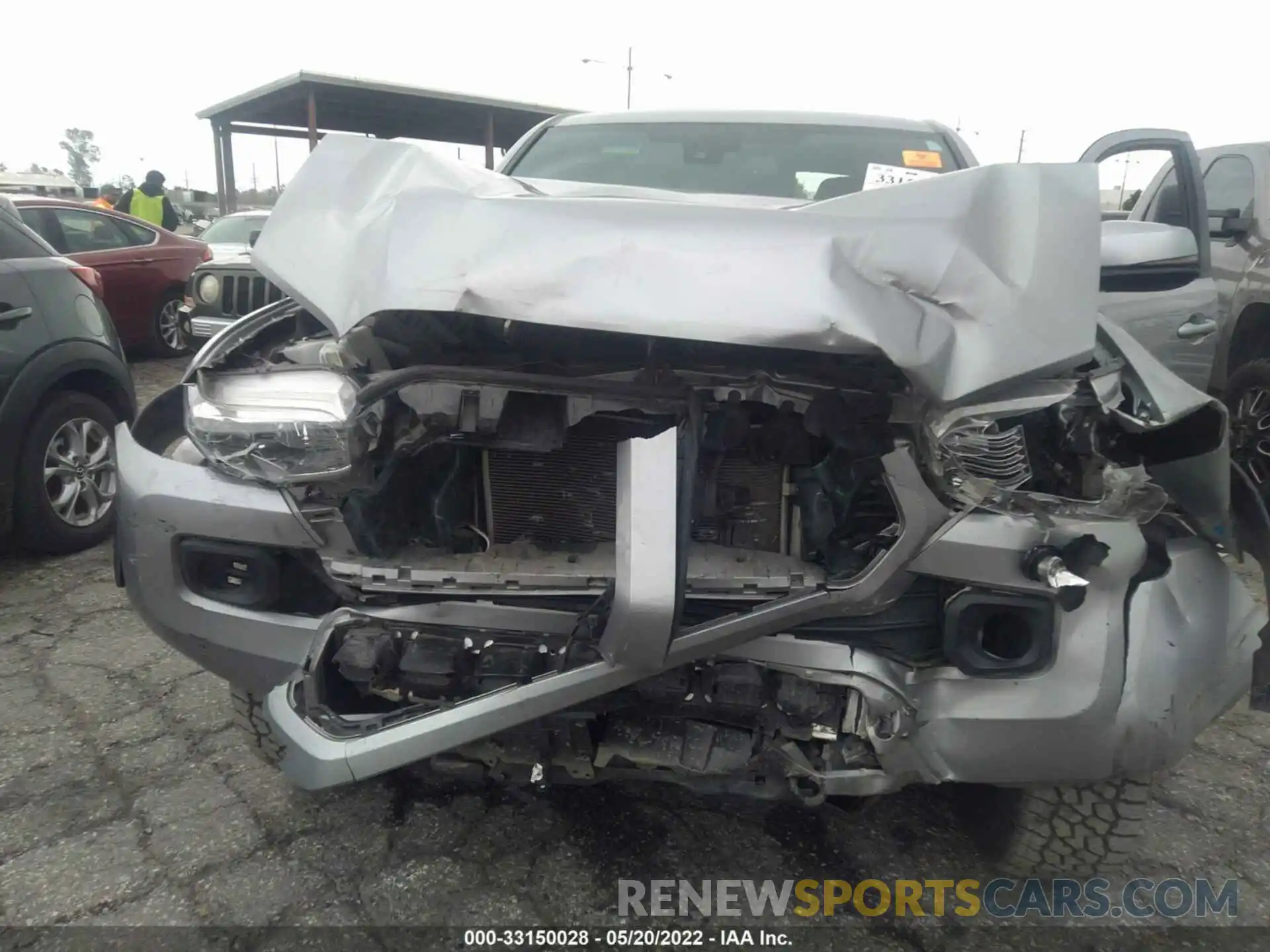 6 Photograph of a damaged car 3TMDZ5BN5LM095766 TOYOTA TACOMA 4WD 2020