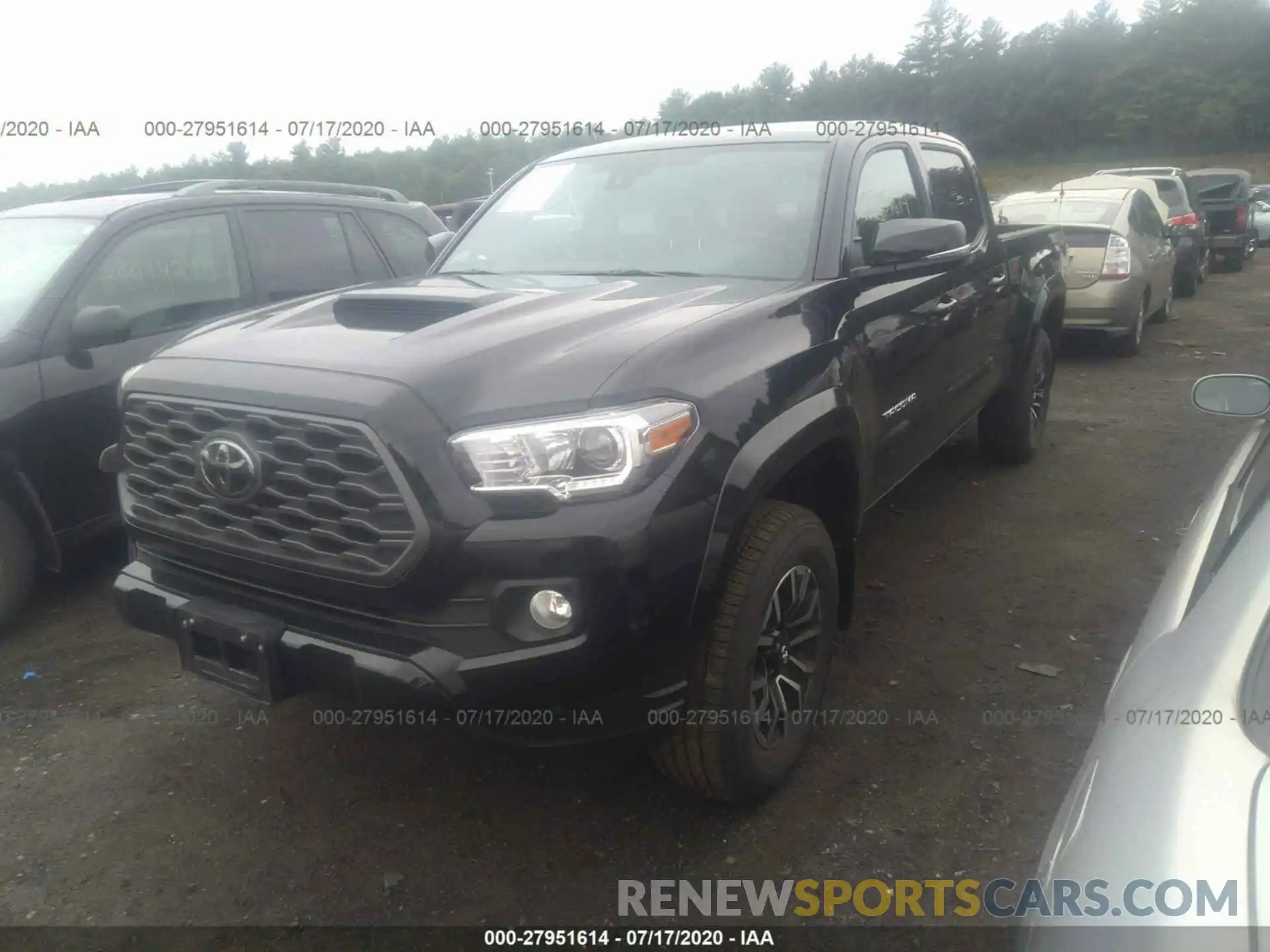 2 Photograph of a damaged car 3TMDZ5BN6LM085540 TOYOTA TACOMA 4WD 2020