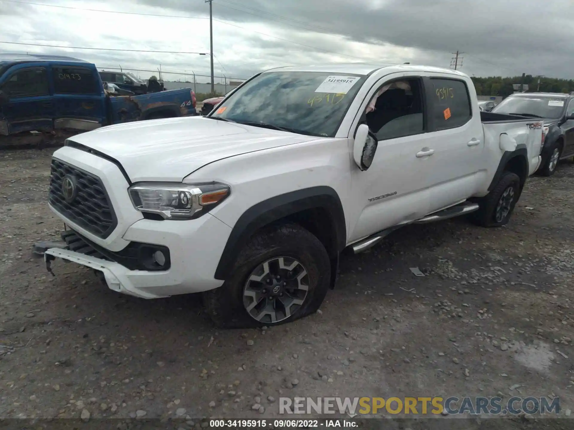 2 Фотография поврежденного автомобиля 3TMDZ5BN6LM086851 TOYOTA TACOMA 4WD 2020