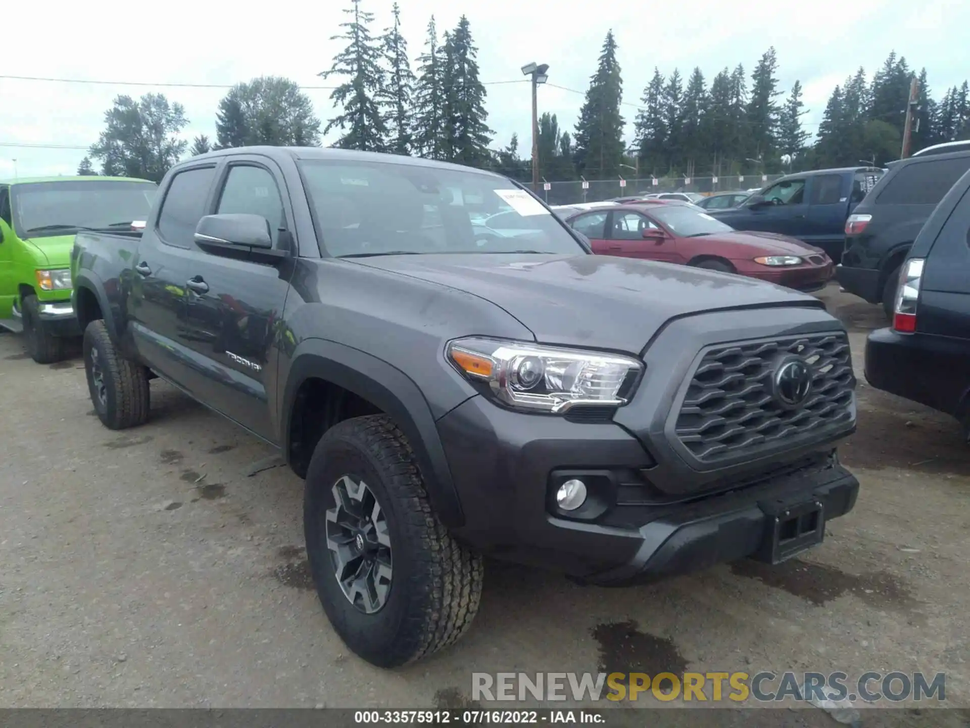 1 Photograph of a damaged car 3TMDZ5BN6LM090494 TOYOTA TACOMA 4WD 2020