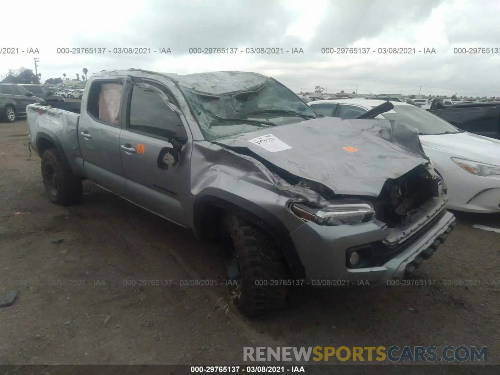 1 Photograph of a damaged car 3TMDZ5BN6LM098580 TOYOTA TACOMA 4WD 2020