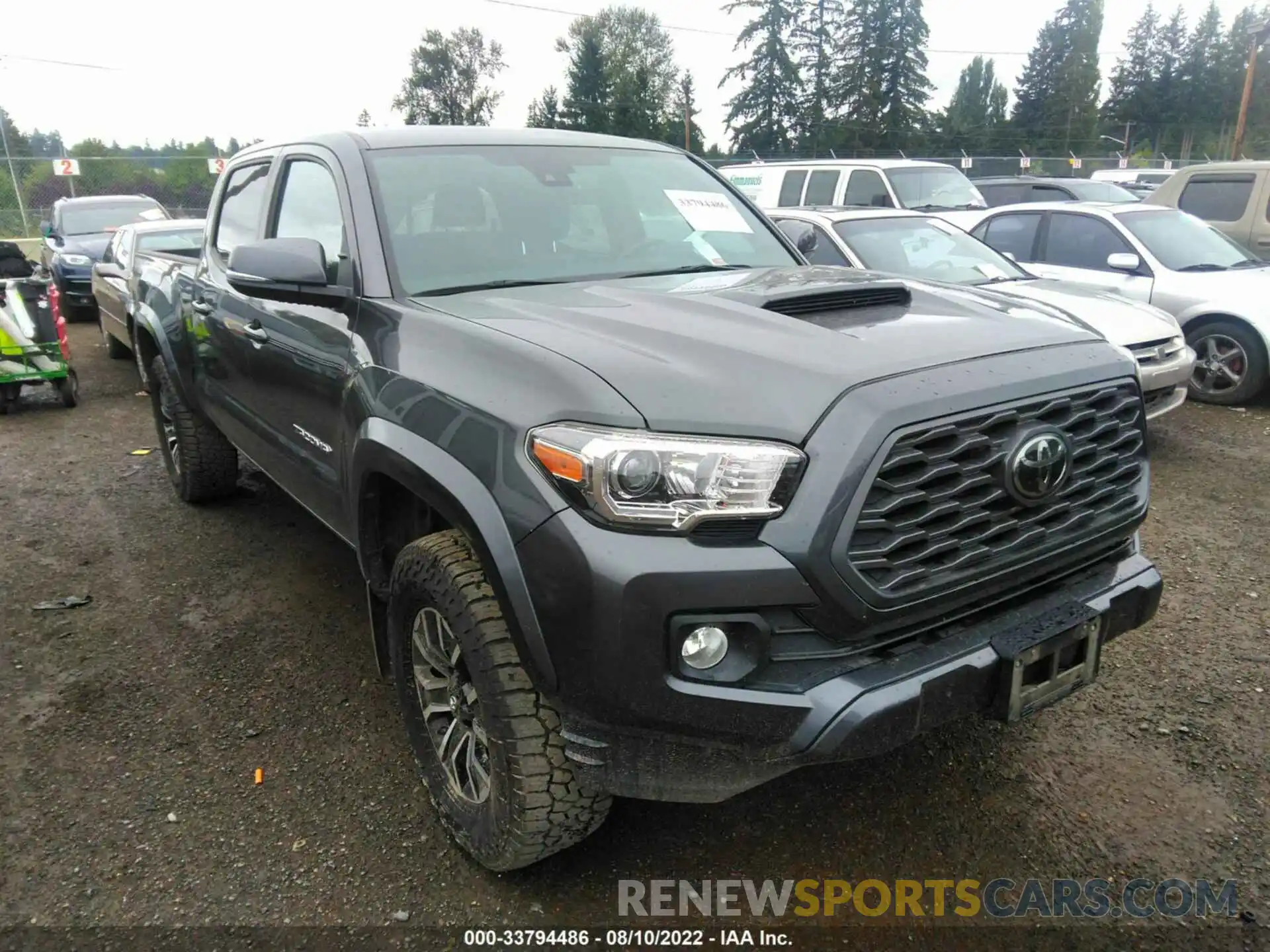 1 Photograph of a damaged car 3TMDZ5BN7LM086597 TOYOTA TACOMA 4WD 2020