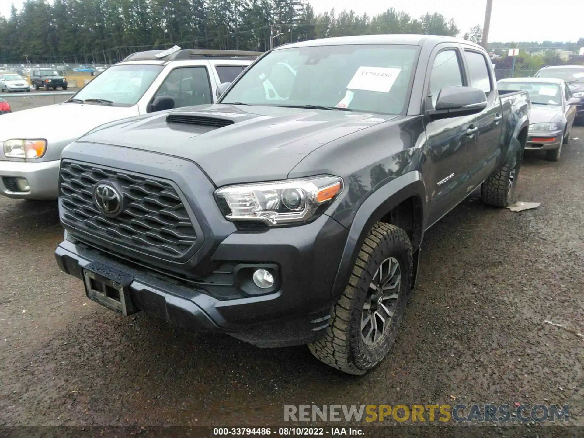 2 Photograph of a damaged car 3TMDZ5BN7LM086597 TOYOTA TACOMA 4WD 2020