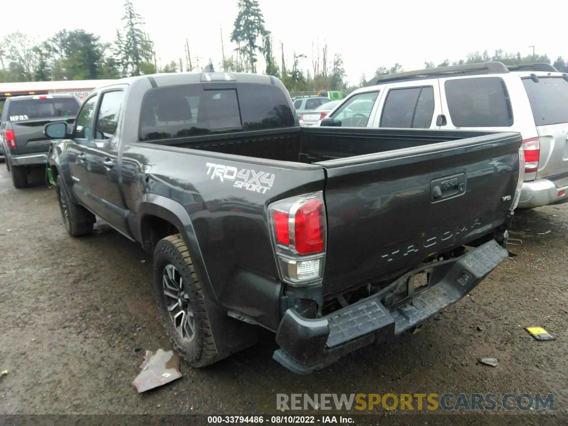 3 Photograph of a damaged car 3TMDZ5BN7LM086597 TOYOTA TACOMA 4WD 2020