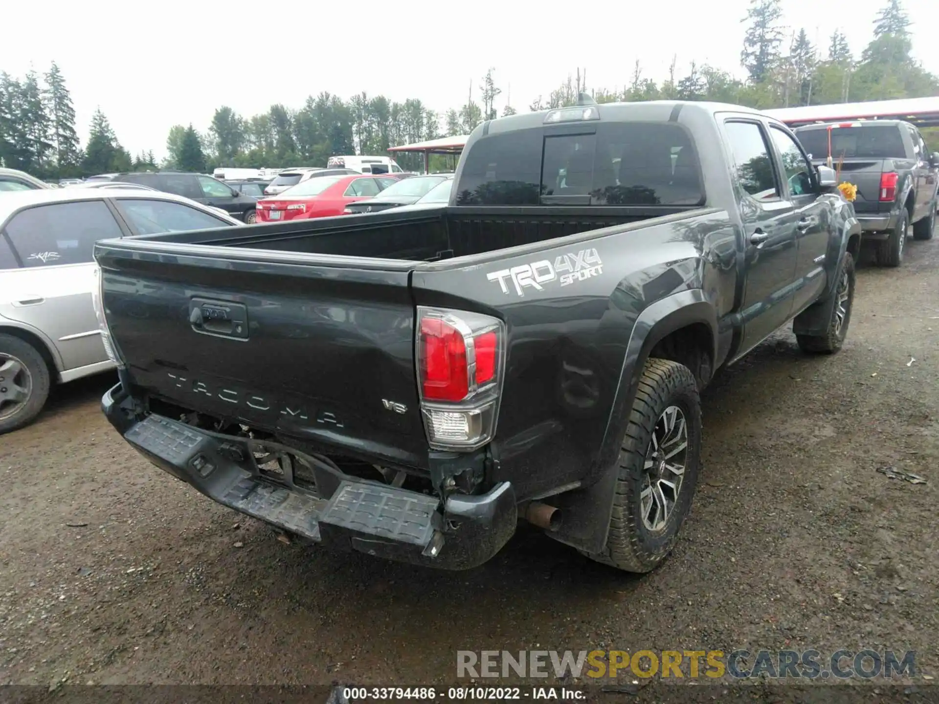 4 Photograph of a damaged car 3TMDZ5BN7LM086597 TOYOTA TACOMA 4WD 2020