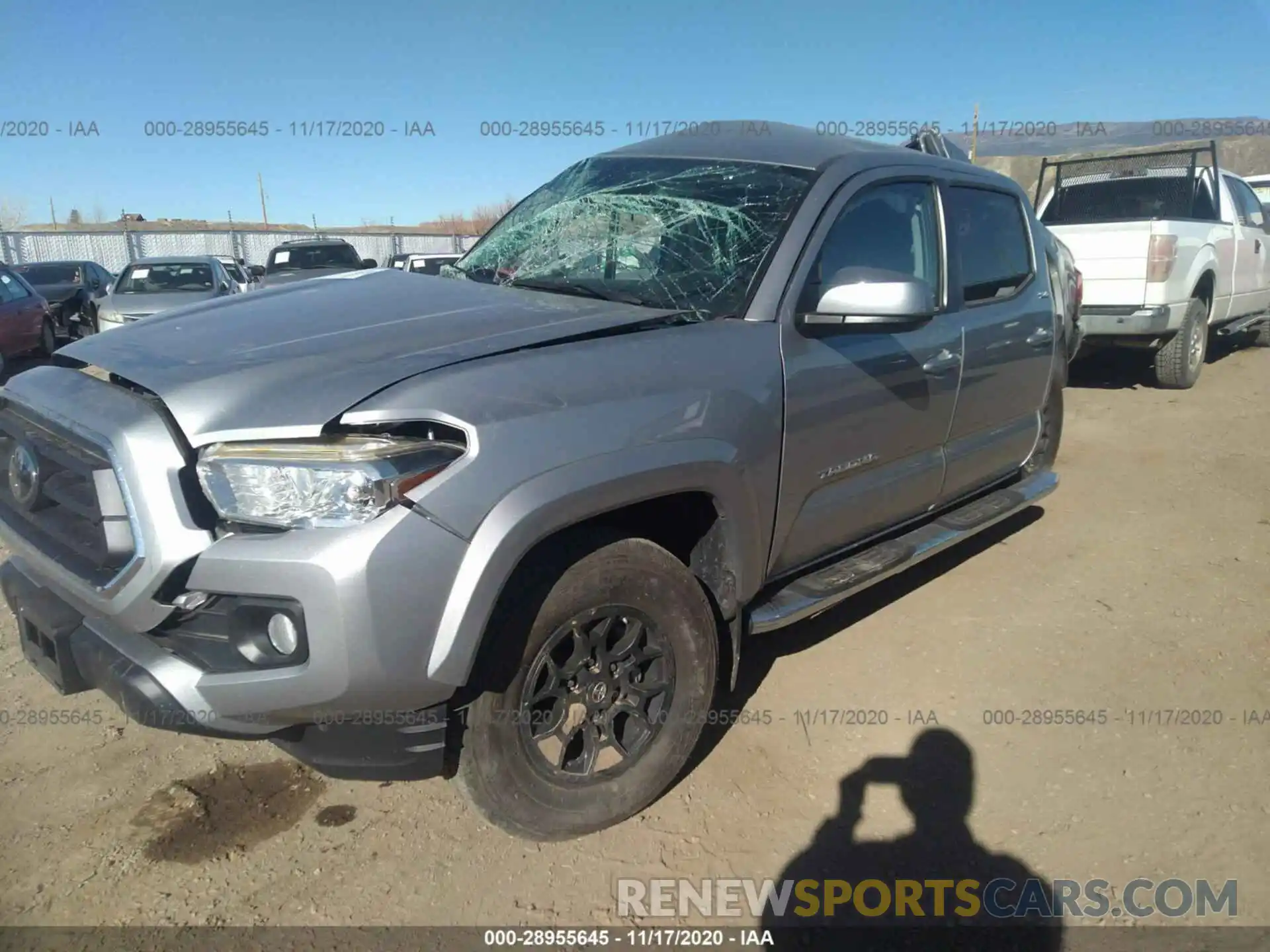 2 Фотография поврежденного автомобиля 3TMDZ5BN7LM088317 TOYOTA TACOMA 4WD 2020