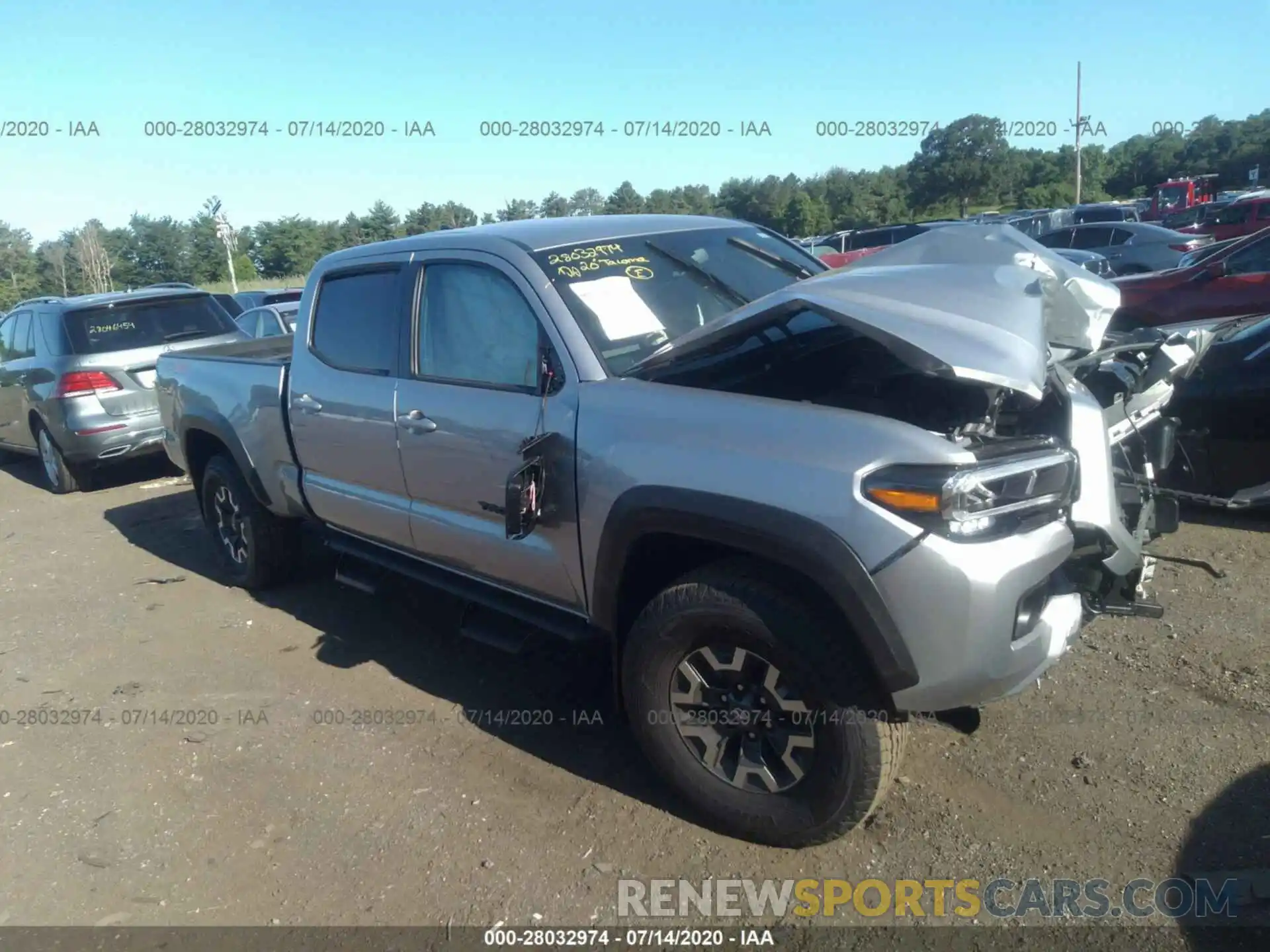 1 Photograph of a damaged car 3TMDZ5BN7LM089211 TOYOTA TACOMA 4WD 2020