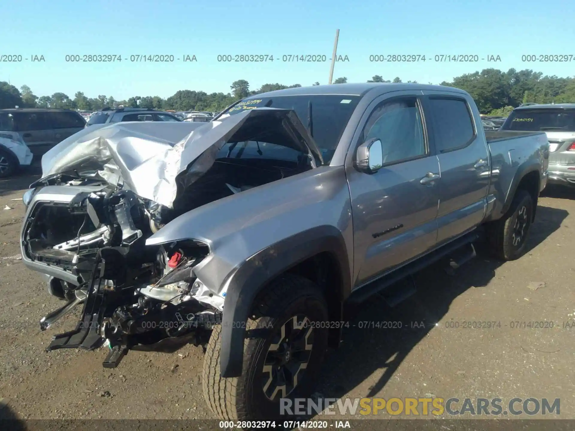 2 Photograph of a damaged car 3TMDZ5BN7LM089211 TOYOTA TACOMA 4WD 2020