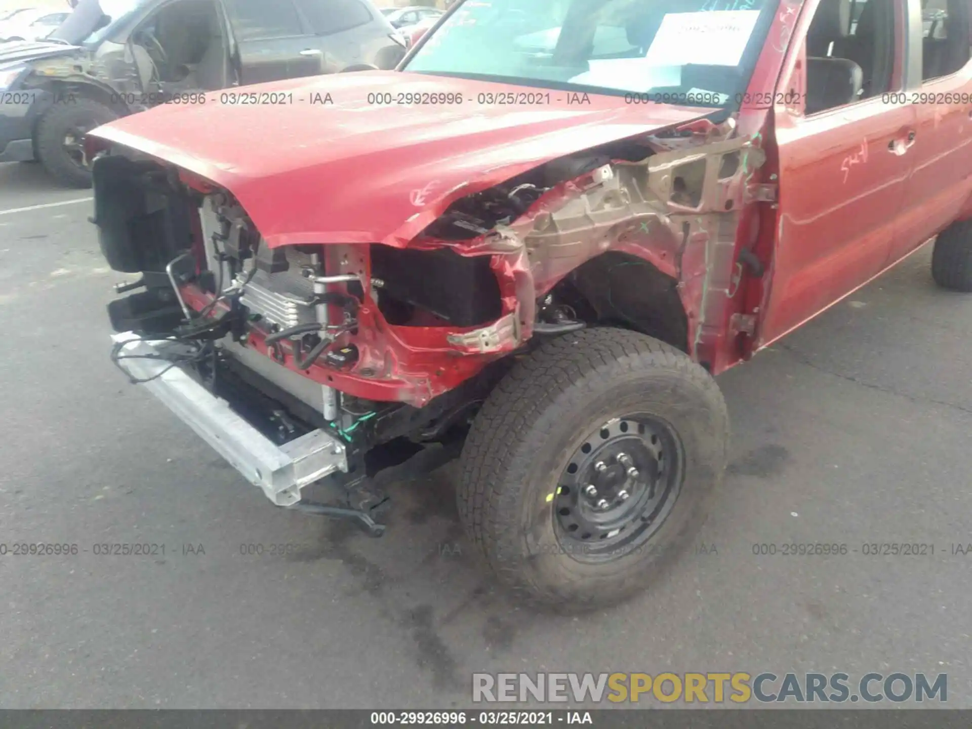 6 Photograph of a damaged car 3TMDZ5BN7LM091959 TOYOTA TACOMA 4WD 2020