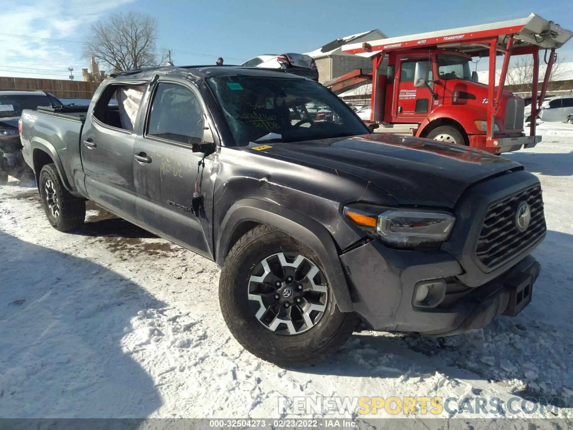 1 Photograph of a damaged car 3TMDZ5BN7LM092397 TOYOTA TACOMA 4WD 2020