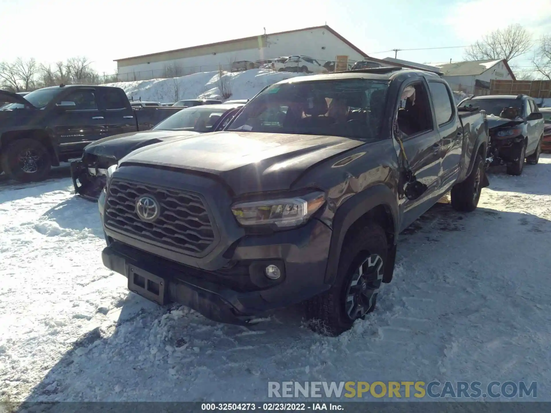 2 Photograph of a damaged car 3TMDZ5BN7LM092397 TOYOTA TACOMA 4WD 2020