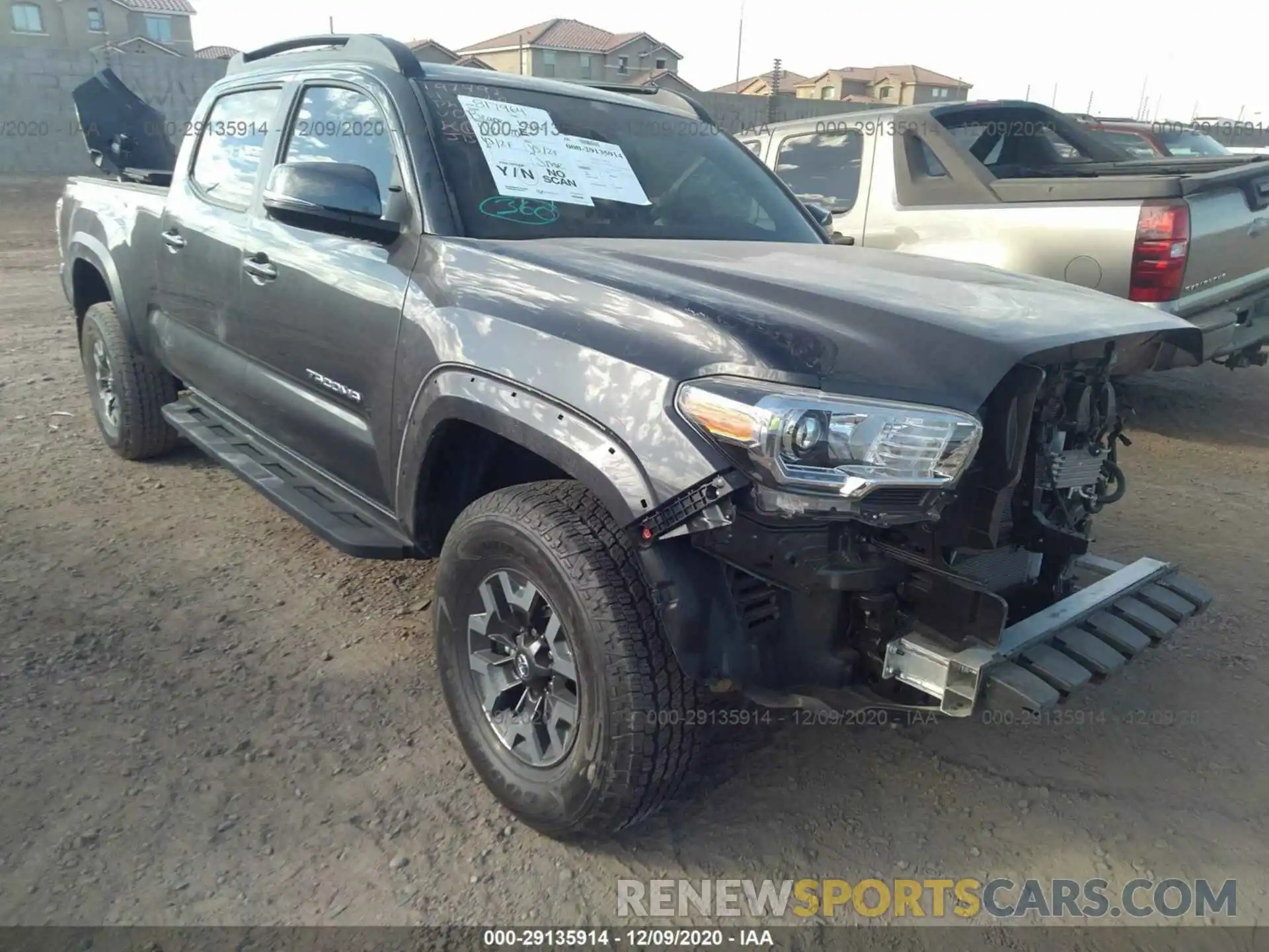 1 Photograph of a damaged car 3TMDZ5BN8LM079934 TOYOTA TACOMA 4WD 2020