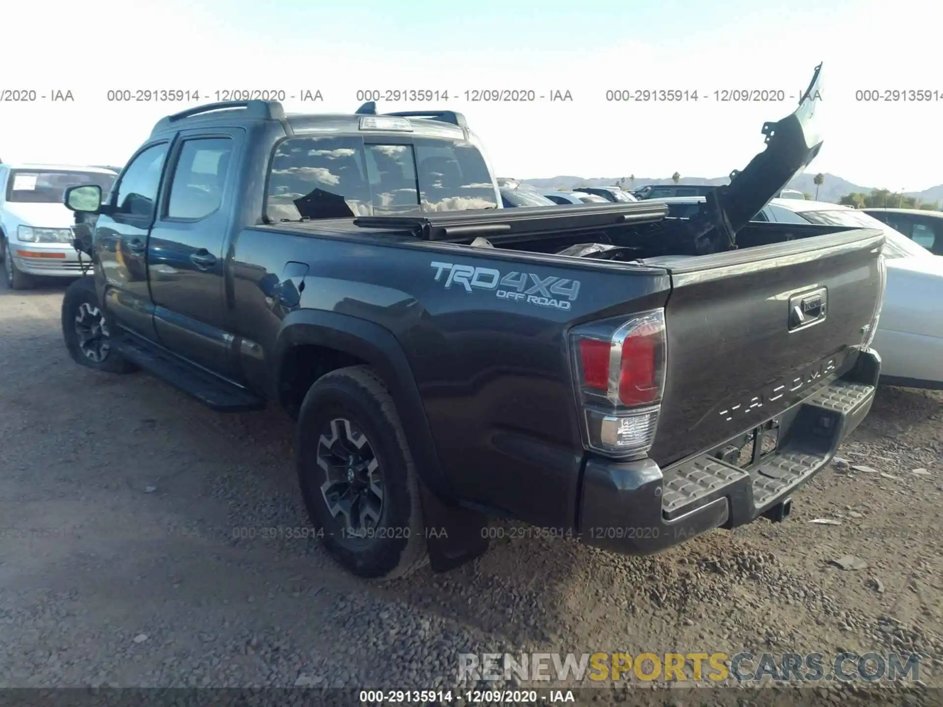 3 Photograph of a damaged car 3TMDZ5BN8LM079934 TOYOTA TACOMA 4WD 2020