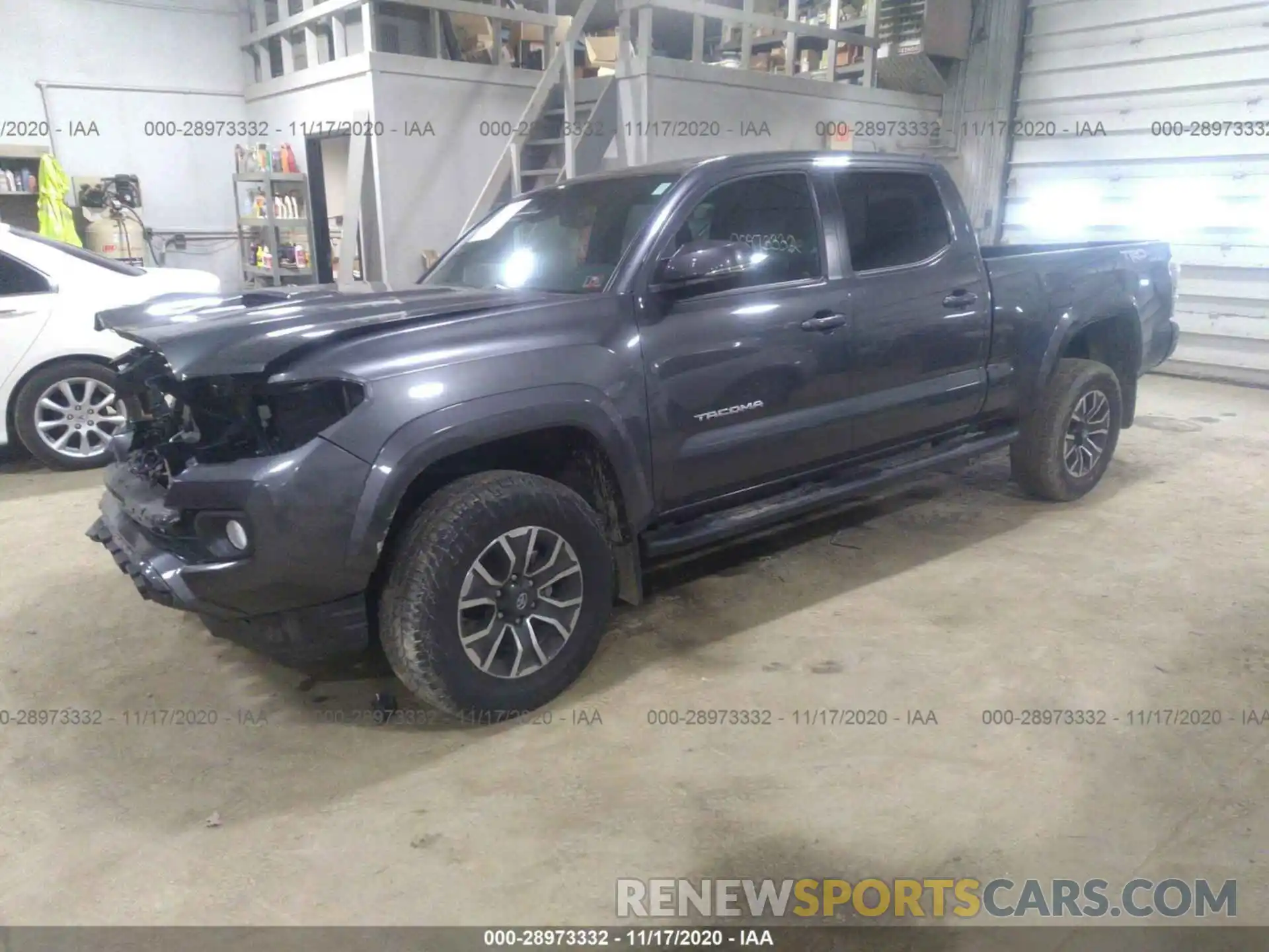 2 Photograph of a damaged car 3TMDZ5BN8LM080470 TOYOTA TACOMA 4WD 2020