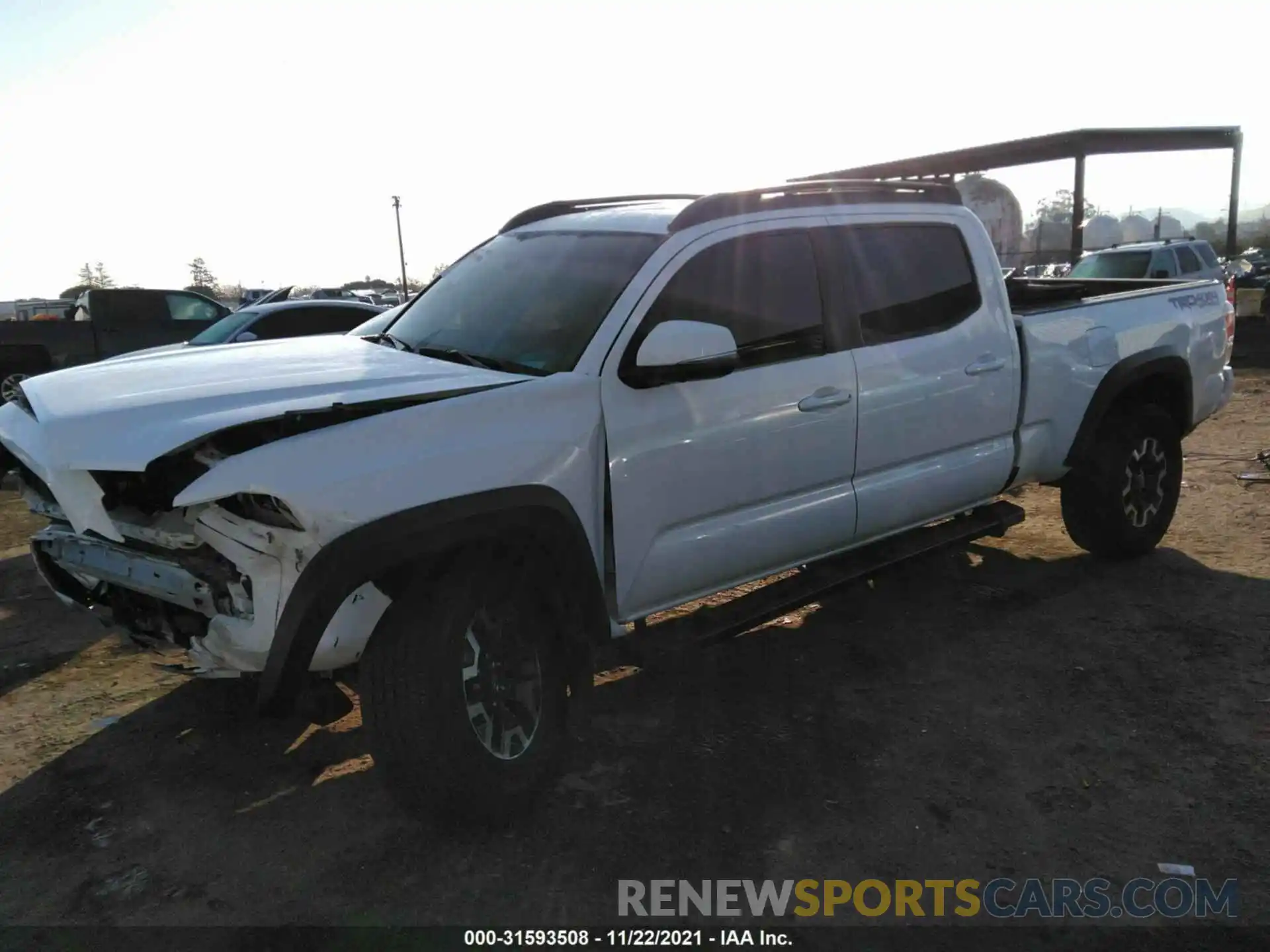 2 Photograph of a damaged car 3TMDZ5BN8LM083823 TOYOTA TACOMA 4WD 2020