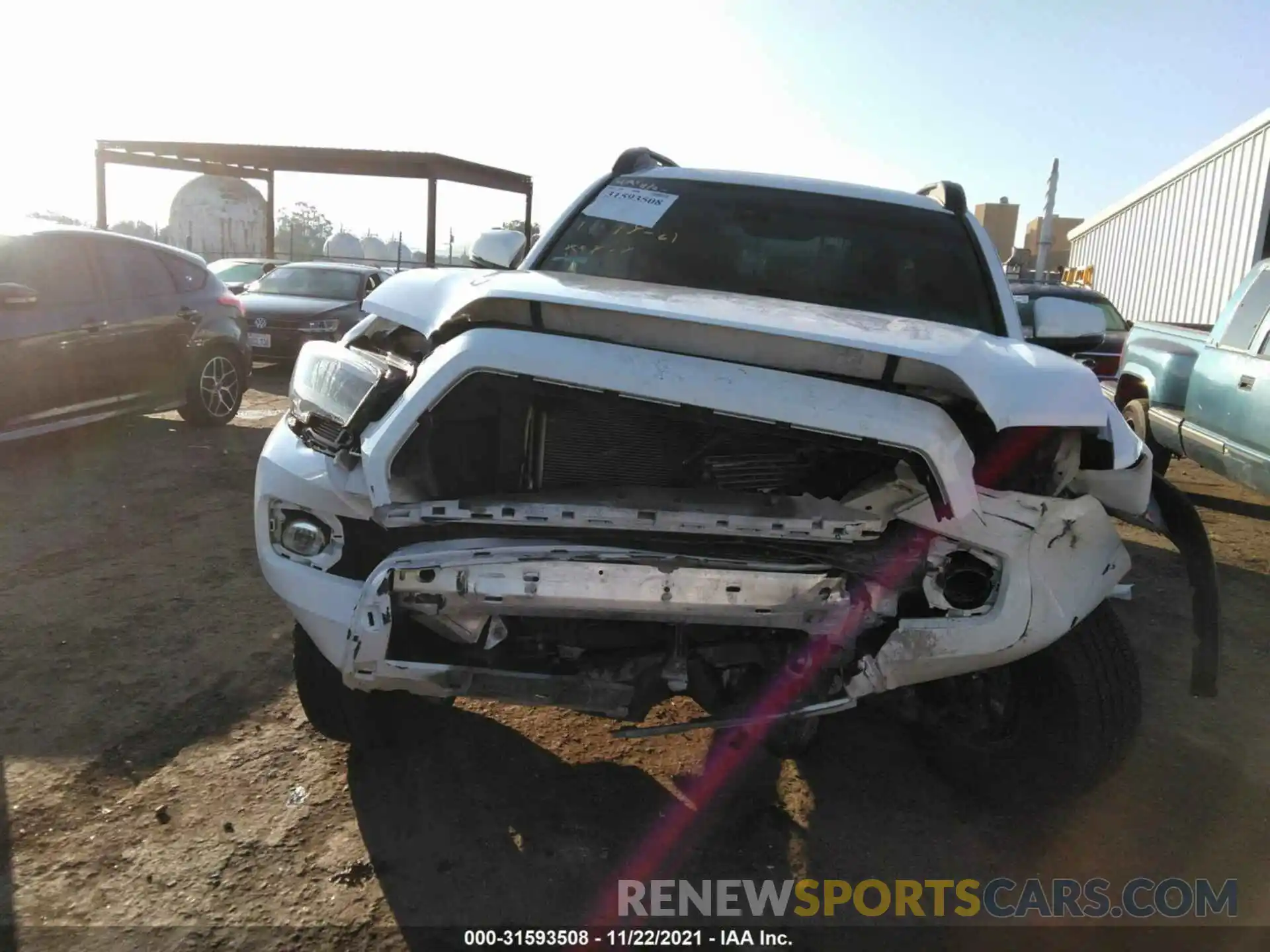 6 Photograph of a damaged car 3TMDZ5BN8LM083823 TOYOTA TACOMA 4WD 2020