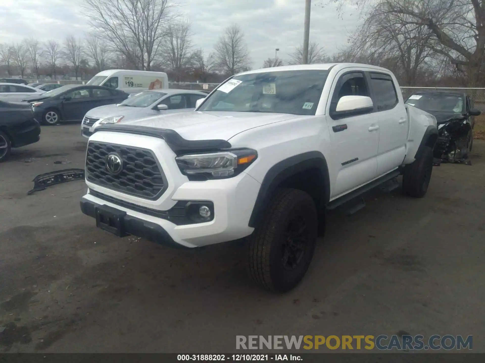 2 Photograph of a damaged car 3TMDZ5BN8LM090142 TOYOTA TACOMA 4WD 2020