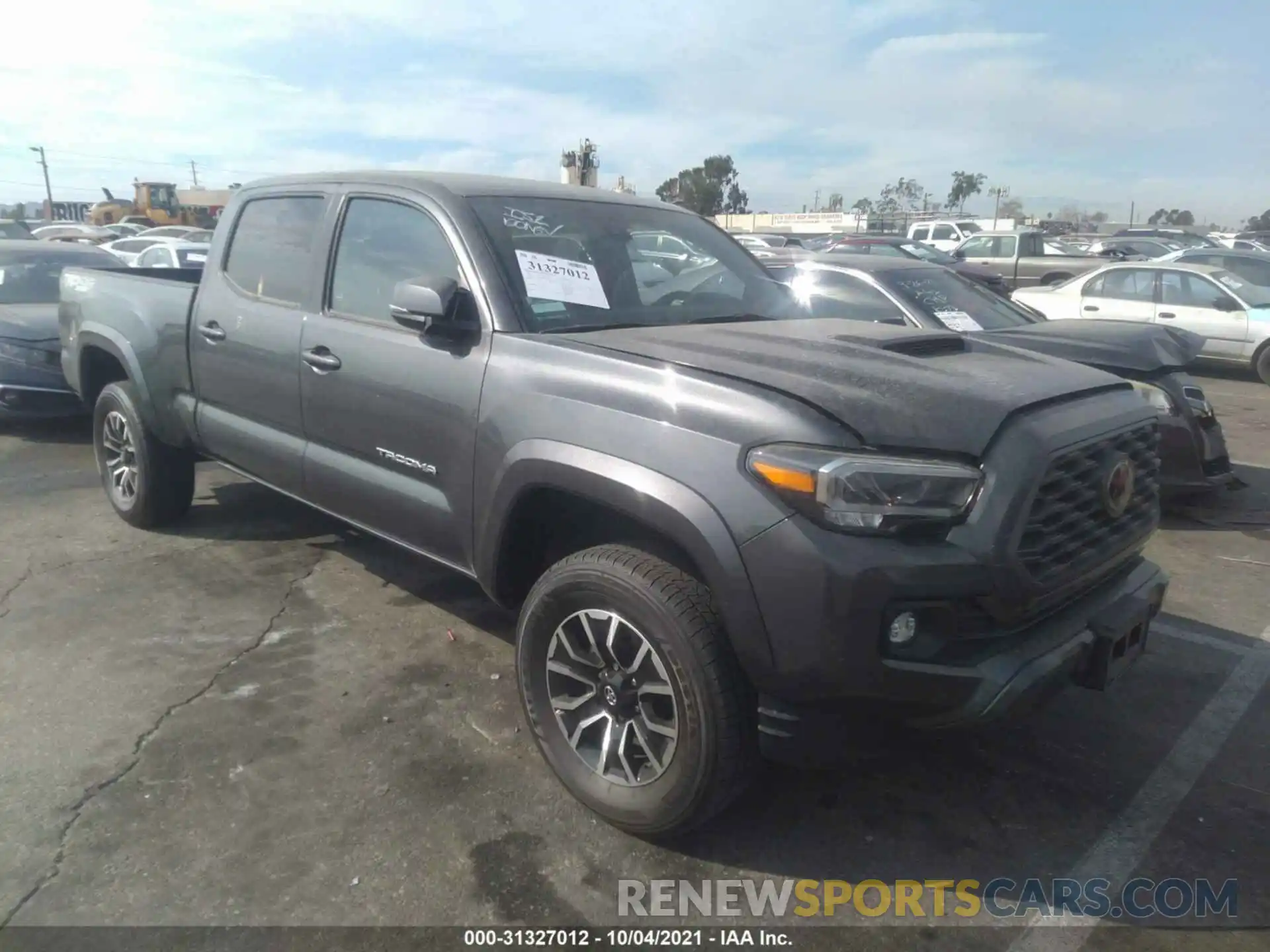 1 Photograph of a damaged car 3TMDZ5BN8LM096006 TOYOTA TACOMA 4WD 2020