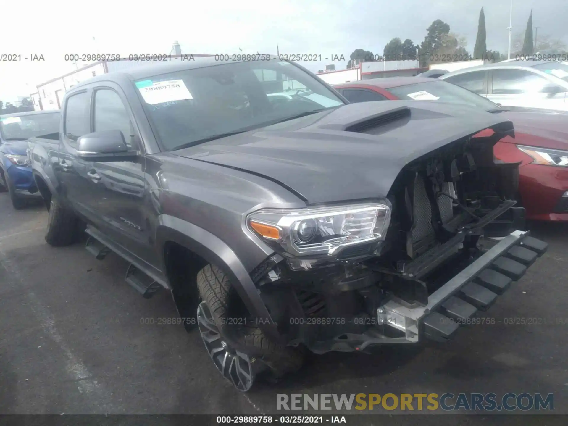 6 Photograph of a damaged car 3TMDZ5BN8LM096393 TOYOTA TACOMA 4WD 2020