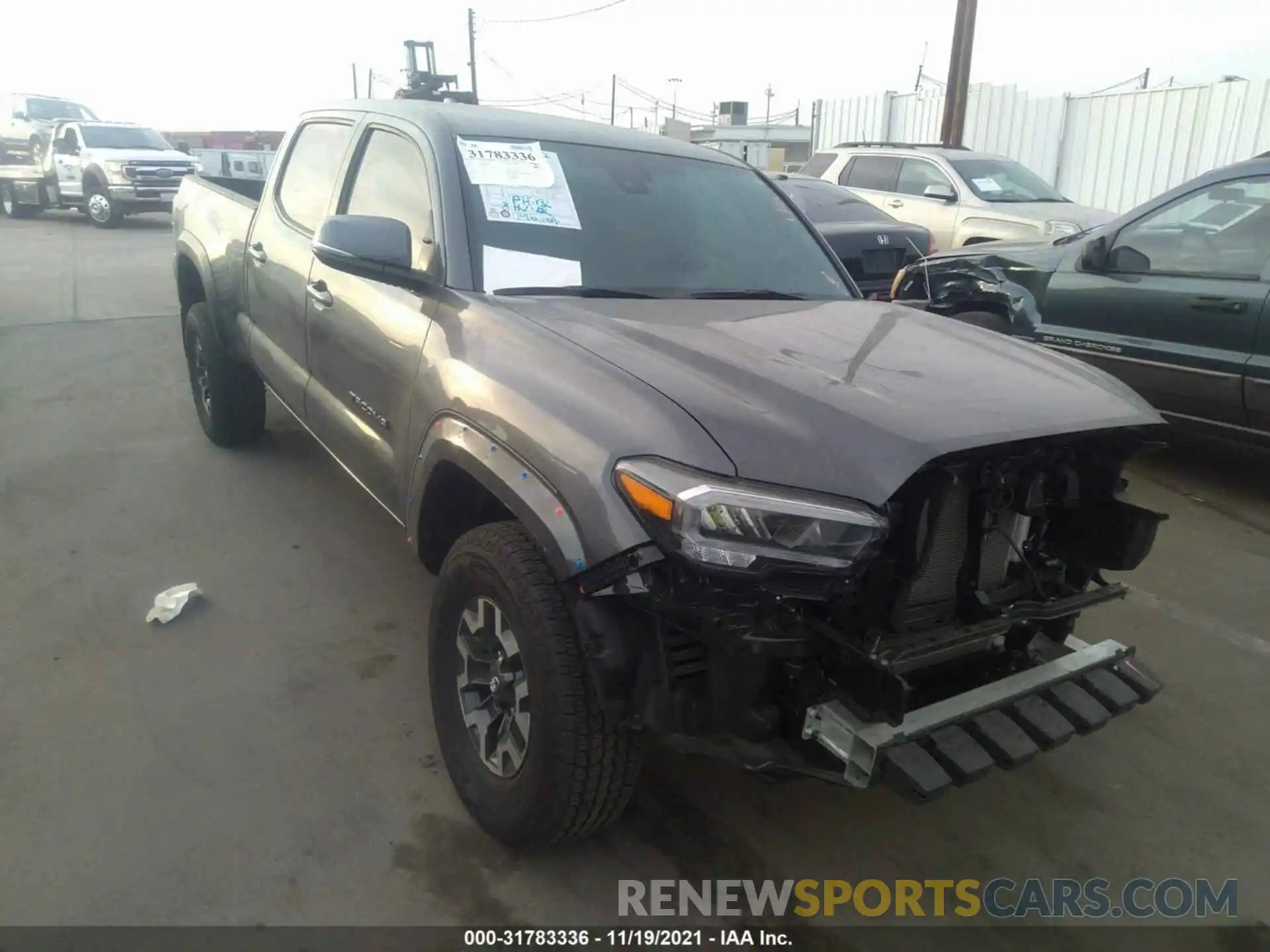 1 Photograph of a damaged car 3TMDZ5BN8LM097429 TOYOTA TACOMA 4WD 2020