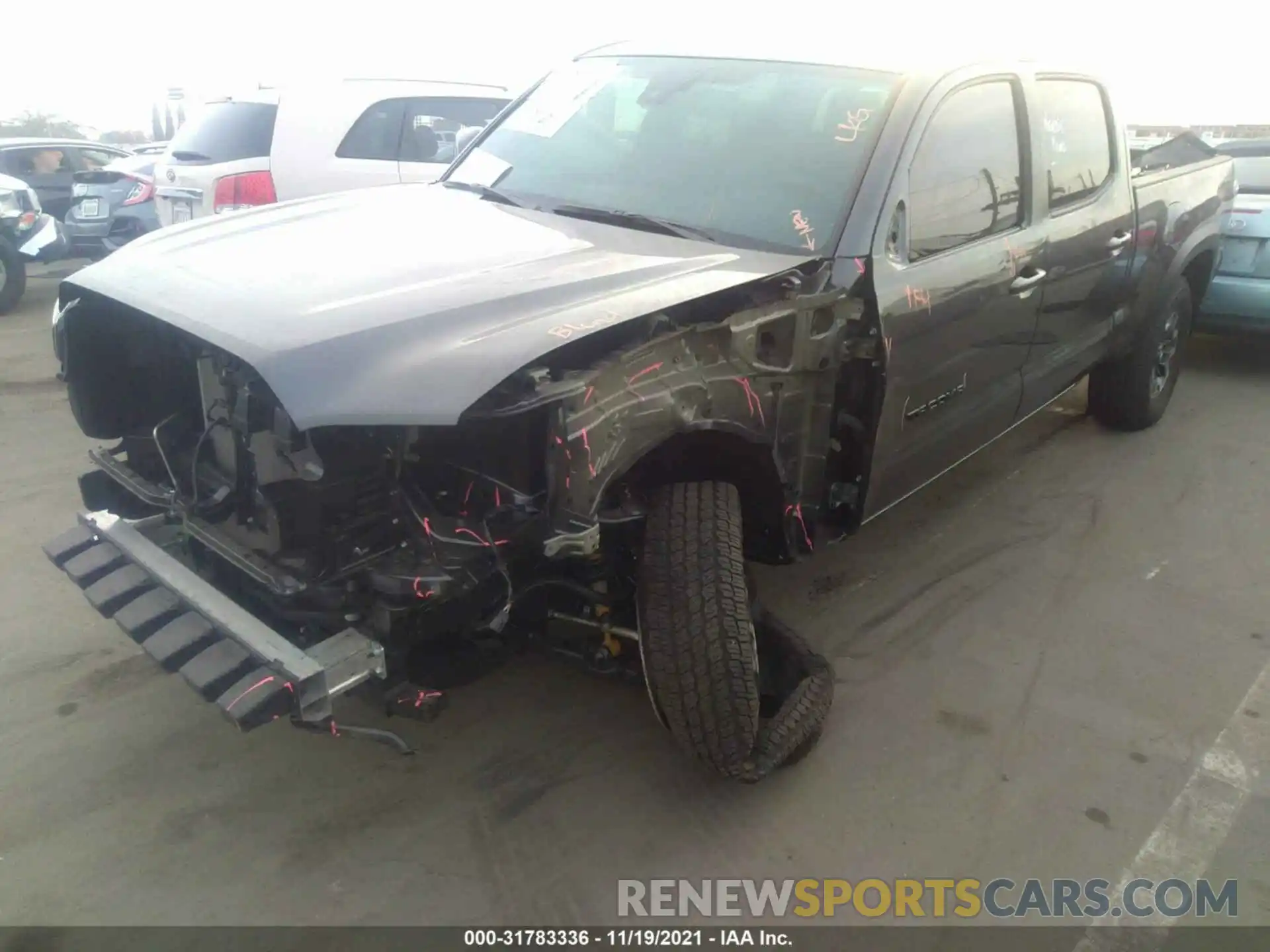 6 Photograph of a damaged car 3TMDZ5BN8LM097429 TOYOTA TACOMA 4WD 2020