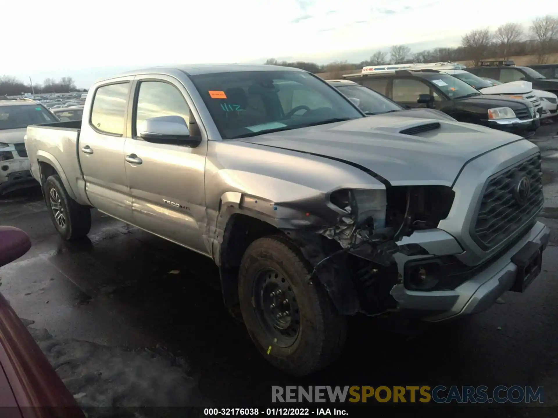 1 Photograph of a damaged car 3TMDZ5BN9LM090540 TOYOTA TACOMA 4WD 2020