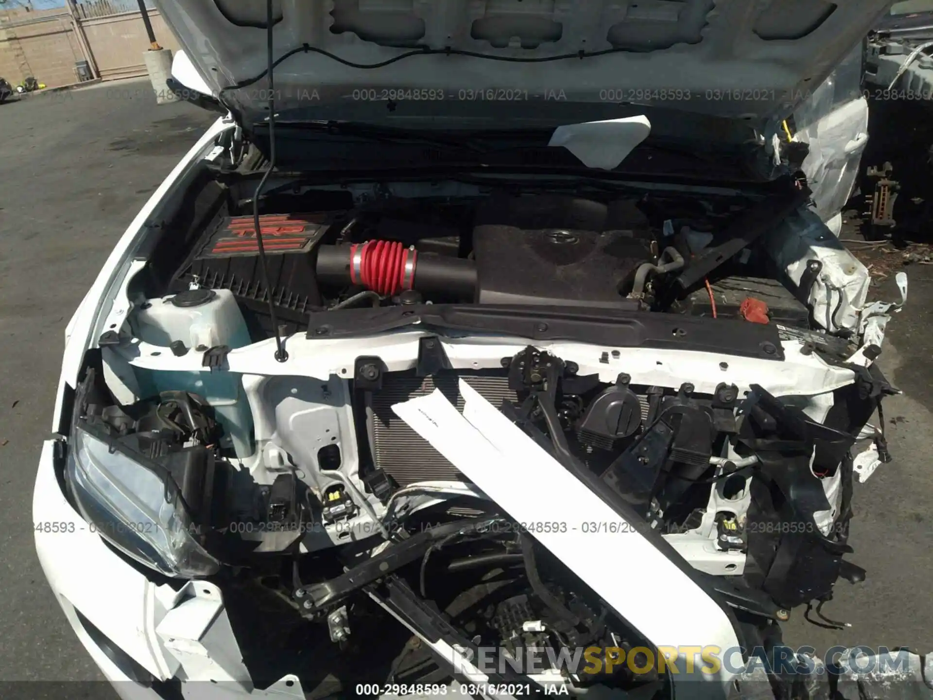 10 Photograph of a damaged car 3TMDZ5BN9LM092773 TOYOTA TACOMA 4WD 2020