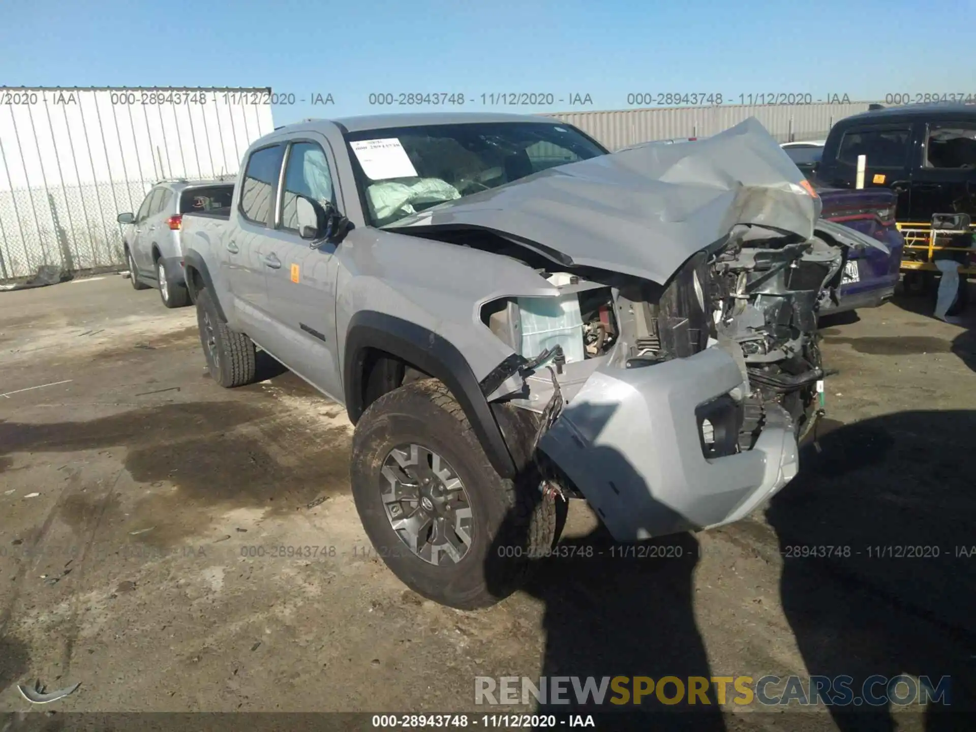 1 Фотография поврежденного автомобиля 3TMDZ5BN9LM093549 TOYOTA TACOMA 4WD 2020