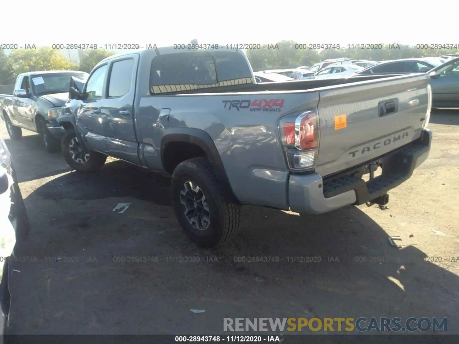 3 Photograph of a damaged car 3TMDZ5BN9LM093549 TOYOTA TACOMA 4WD 2020