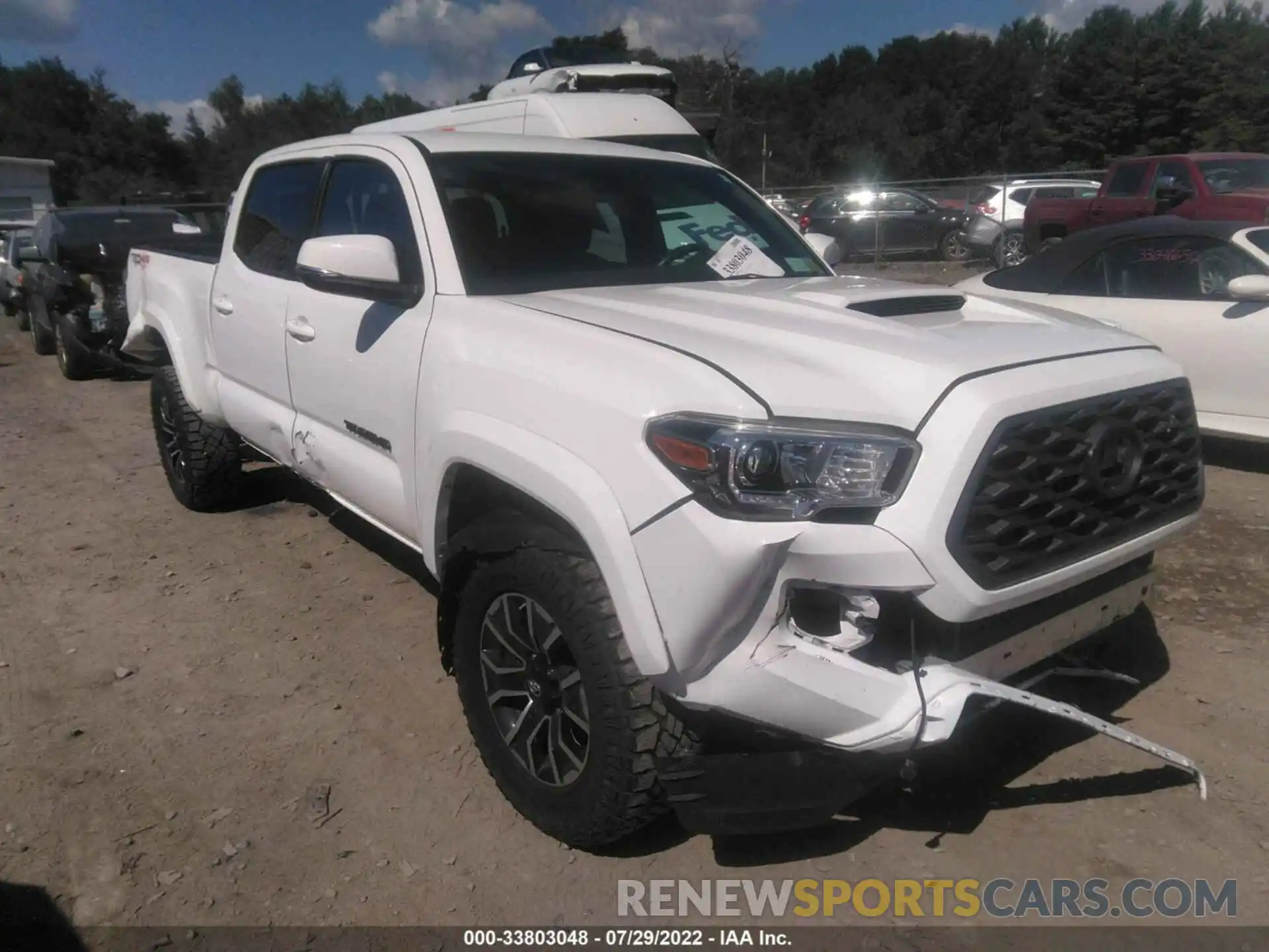 1 Photograph of a damaged car 3TMDZ5BN9LM095396 TOYOTA TACOMA 4WD 2020