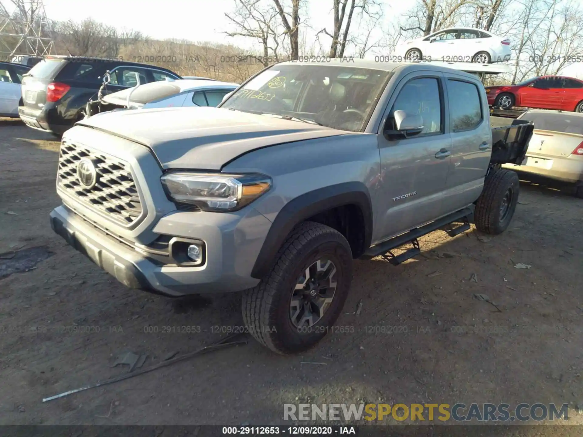 2 Photograph of a damaged car 3TMDZ5BN9LM095947 TOYOTA TACOMA 4WD 2020