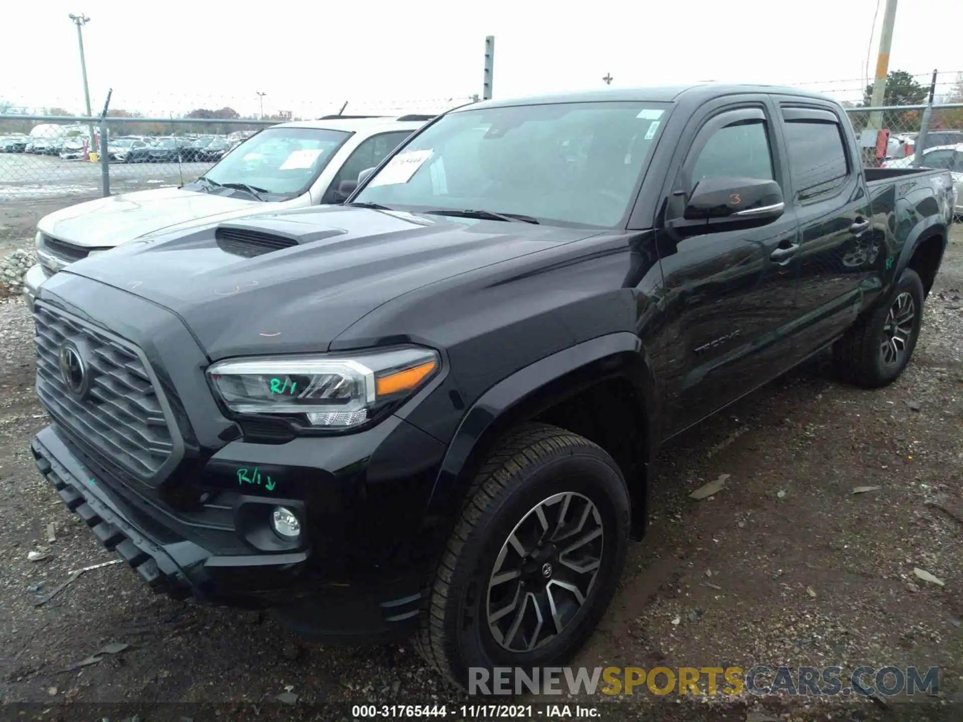 2 Photograph of a damaged car 3TMDZ5BNXLM084648 TOYOTA TACOMA 4WD 2020