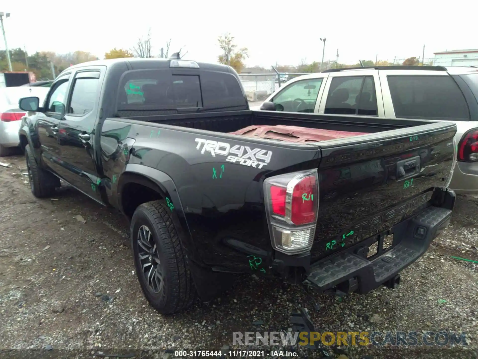 3 Photograph of a damaged car 3TMDZ5BNXLM084648 TOYOTA TACOMA 4WD 2020