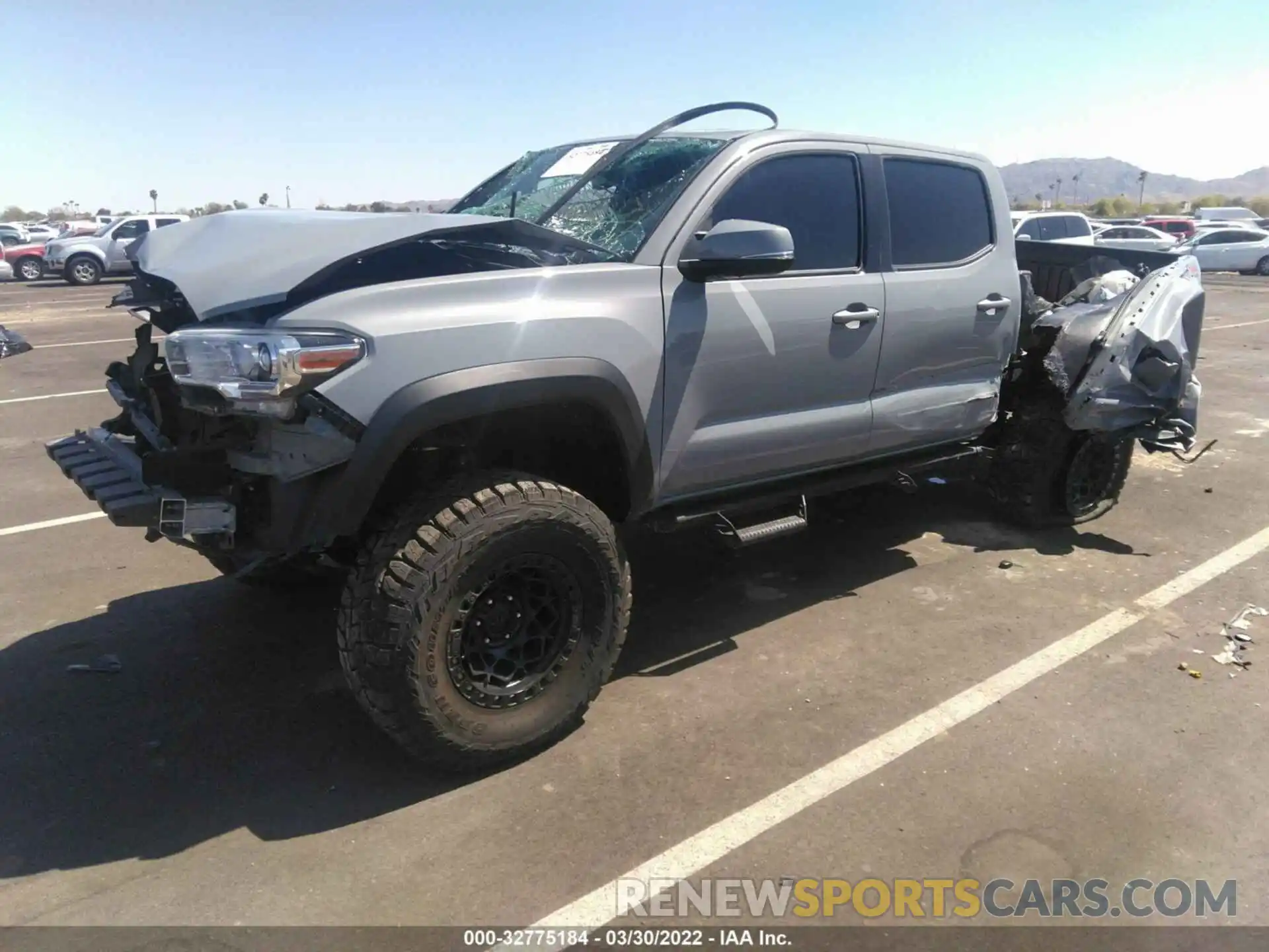 2 Photograph of a damaged car 3TMDZ5BNXLM088621 TOYOTA TACOMA 4WD 2020