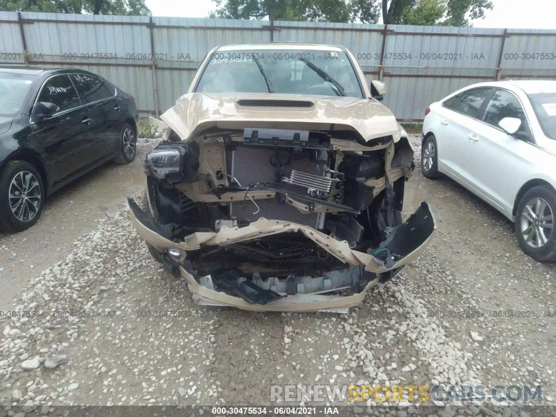 6 Photograph of a damaged car 3TMDZ5BNXLM090014 TOYOTA TACOMA 4WD 2020