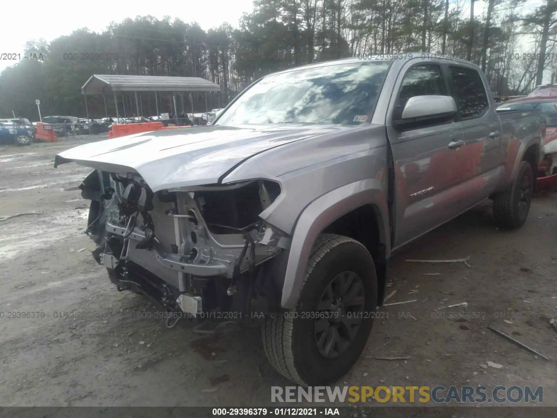 2 Photograph of a damaged car 3TMDZ5BNXLM097819 TOYOTA TACOMA 4WD 2020