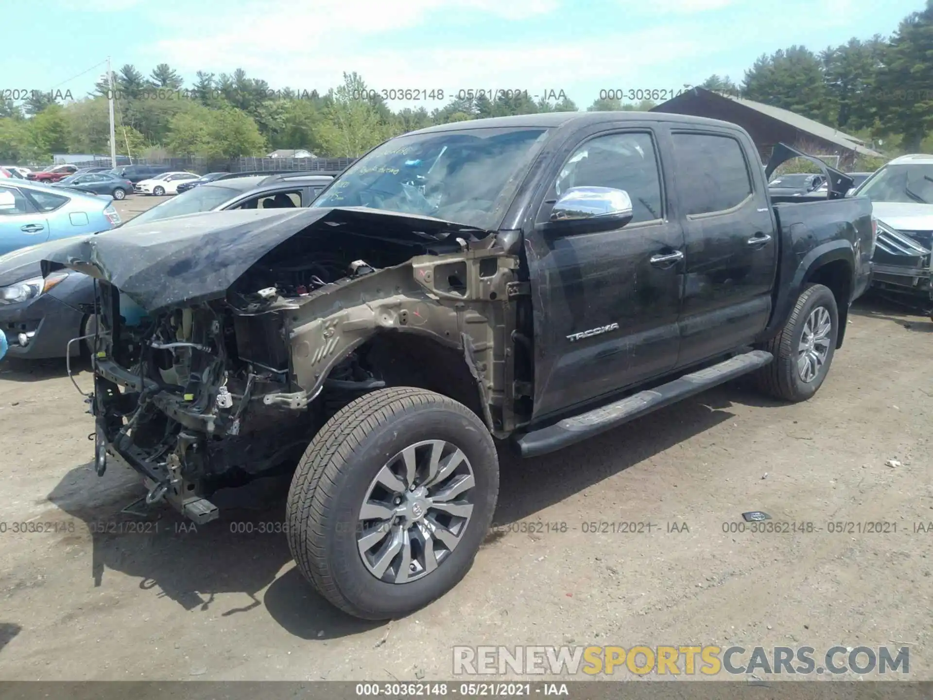 2 Photograph of a damaged car 3TMGZ5AN2LM335855 TOYOTA TACOMA 4WD 2020