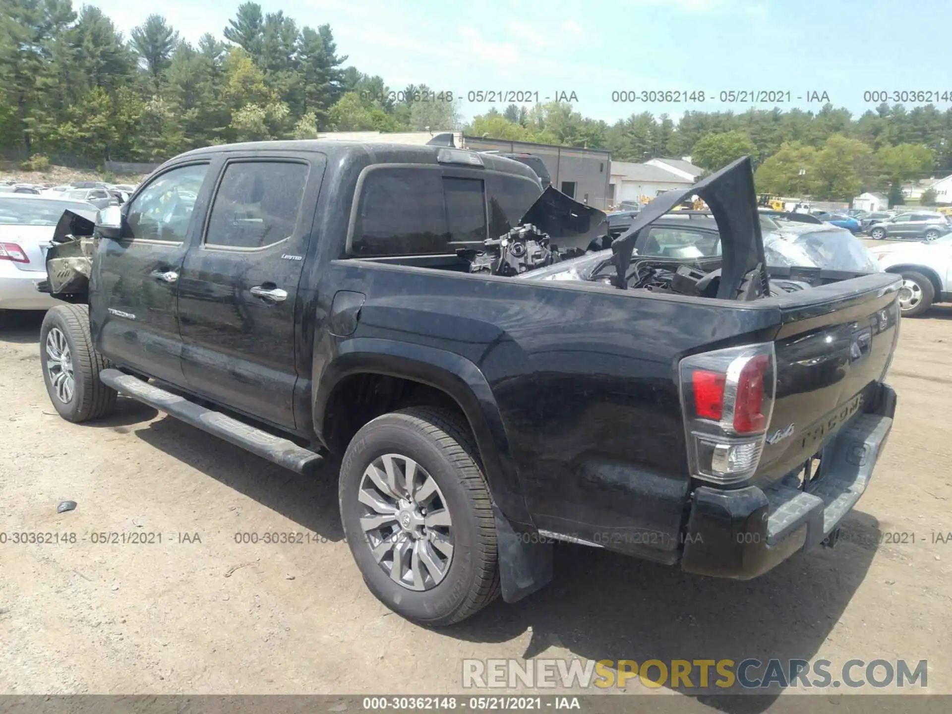 3 Photograph of a damaged car 3TMGZ5AN2LM335855 TOYOTA TACOMA 4WD 2020