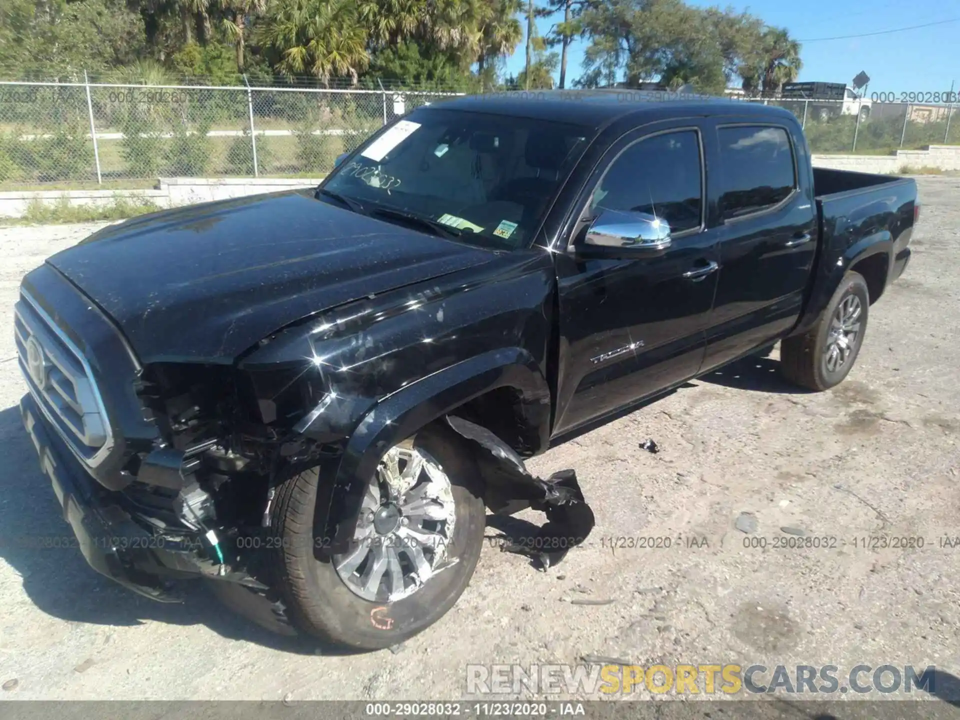 2 Photograph of a damaged car 3TMGZ5AN2LM353644 TOYOTA TACOMA 4WD 2020