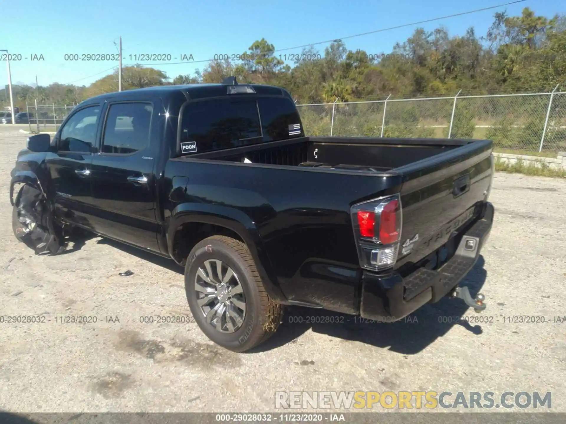 3 Photograph of a damaged car 3TMGZ5AN2LM353644 TOYOTA TACOMA 4WD 2020