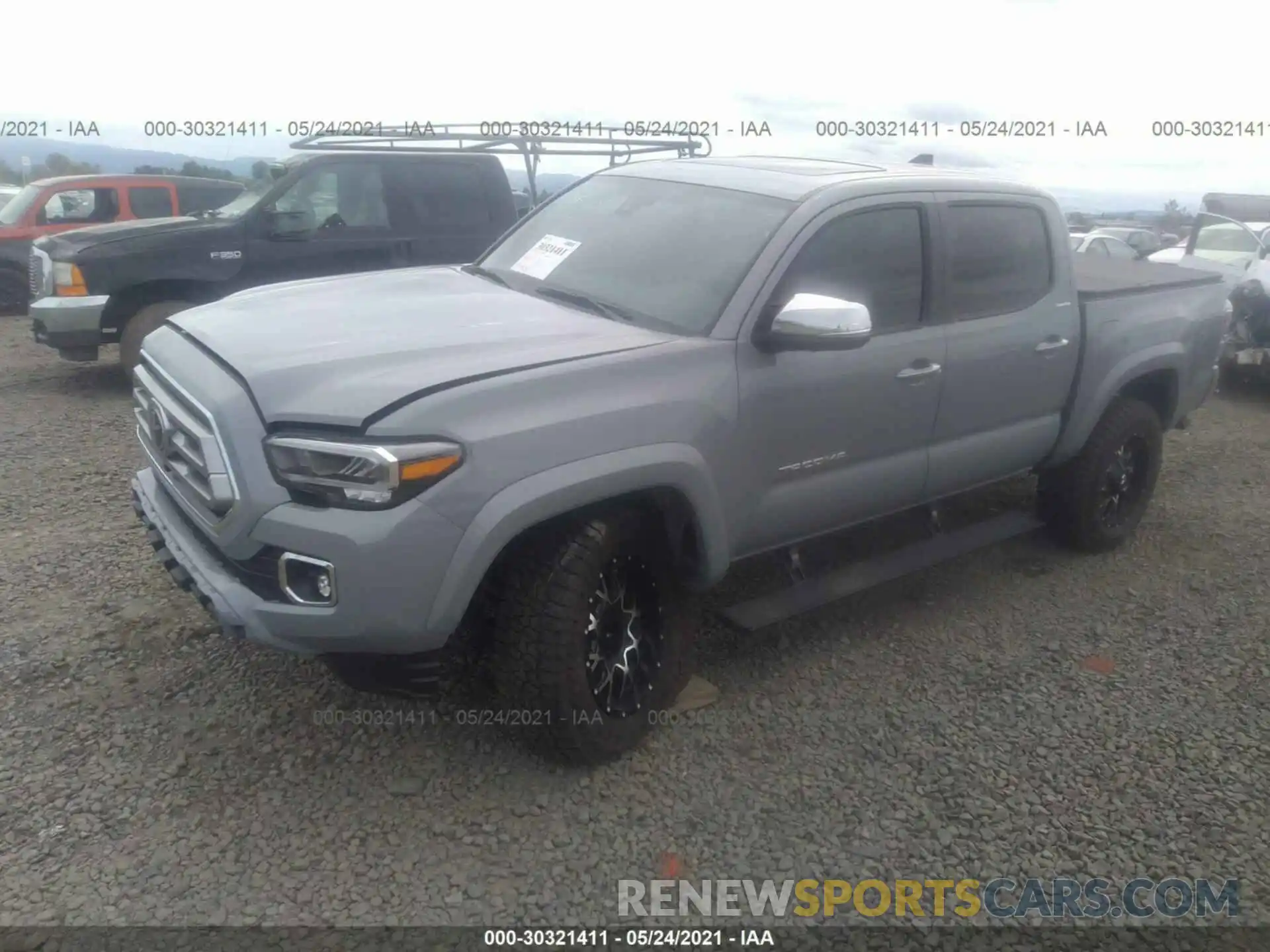 2 Photograph of a damaged car 3TMGZ5AN2LM355037 TOYOTA TACOMA 4WD 2020