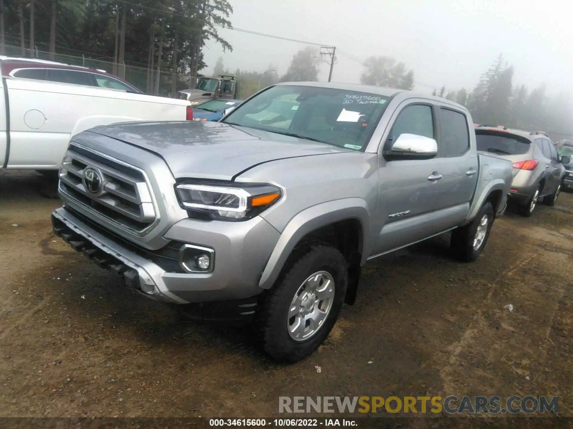 2 Фотография поврежденного автомобиля 3TMGZ5AN5LM338605 TOYOTA TACOMA 4WD 2020